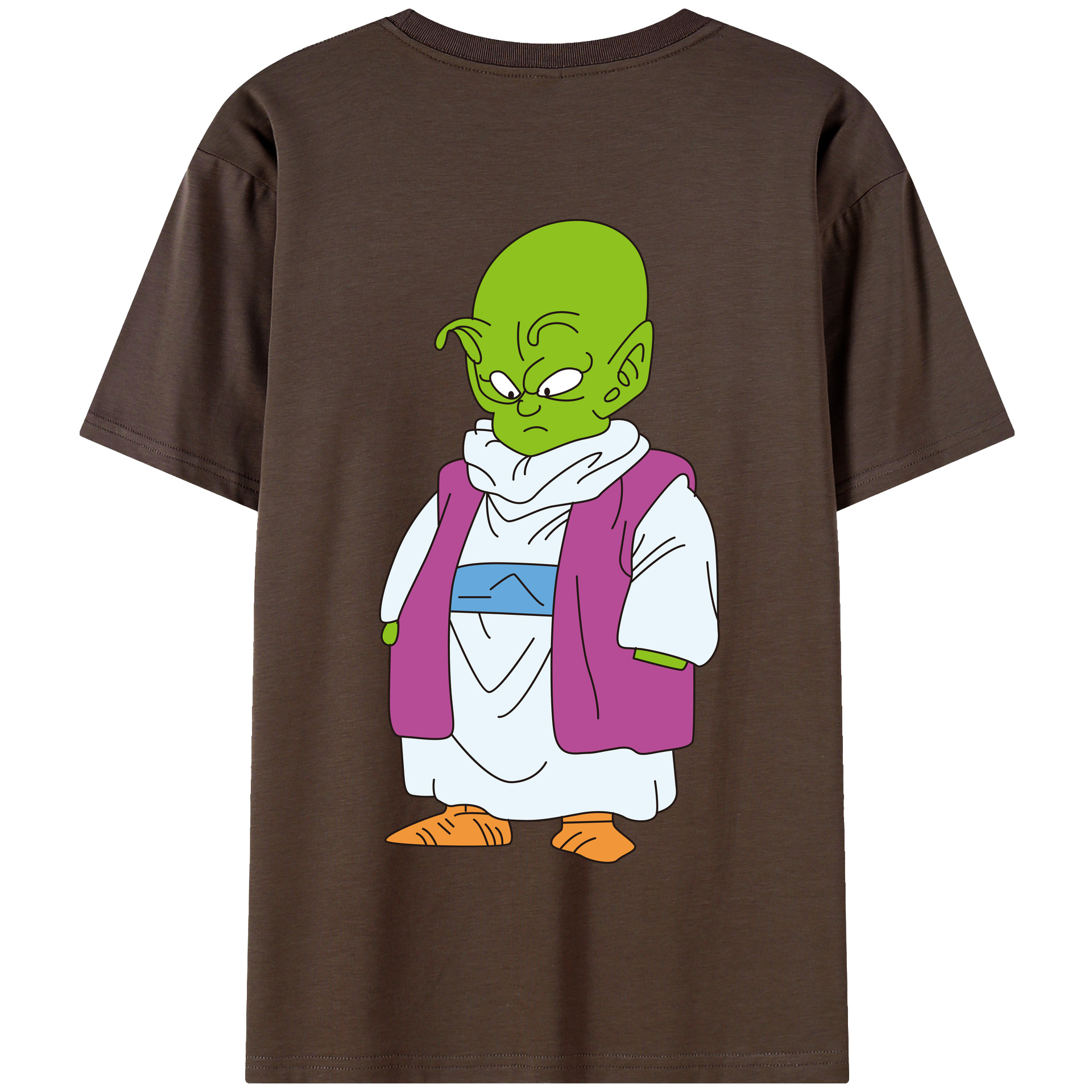 （画像用） ドラゴンボール ピッコロ DRAGON BALL Piccolo 綿100％半袖Tシャツ（背面プリント）