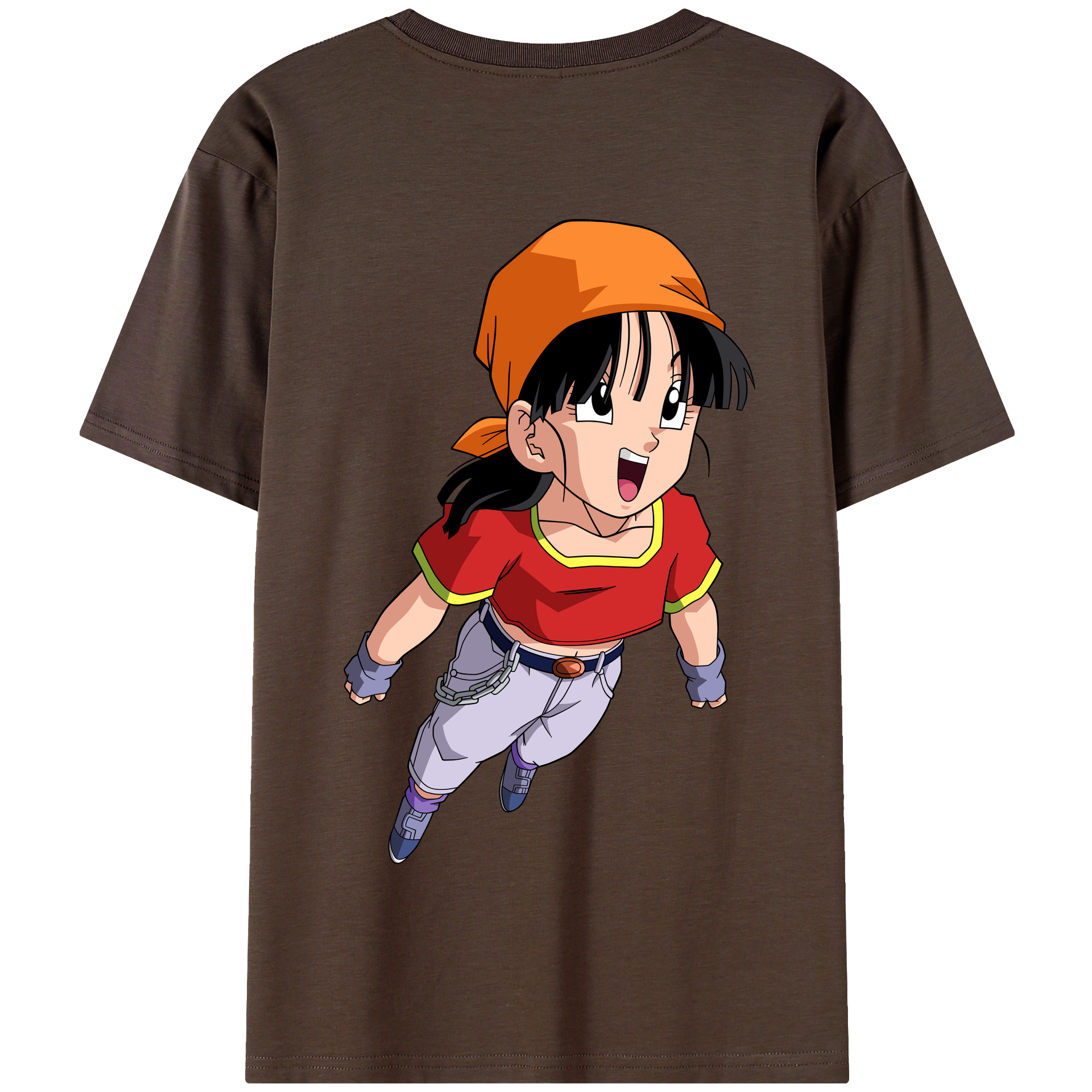（画像用） ドラゴンボール パン DRAGON BALL Pan 綿100％半袖Tシャツ（背面プリント）