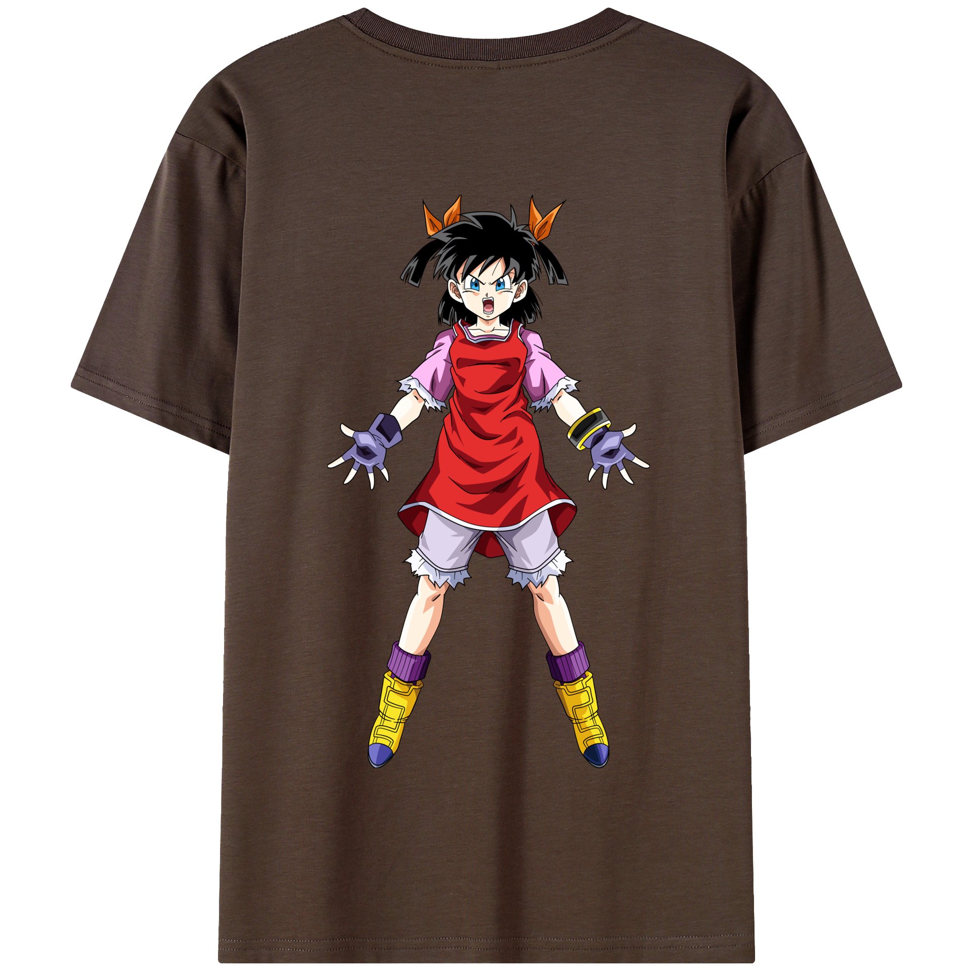 （画像用） ドラゴンボール パン DRAGON BALL Pan 綿100％半袖Tシャツ（背面プリント）