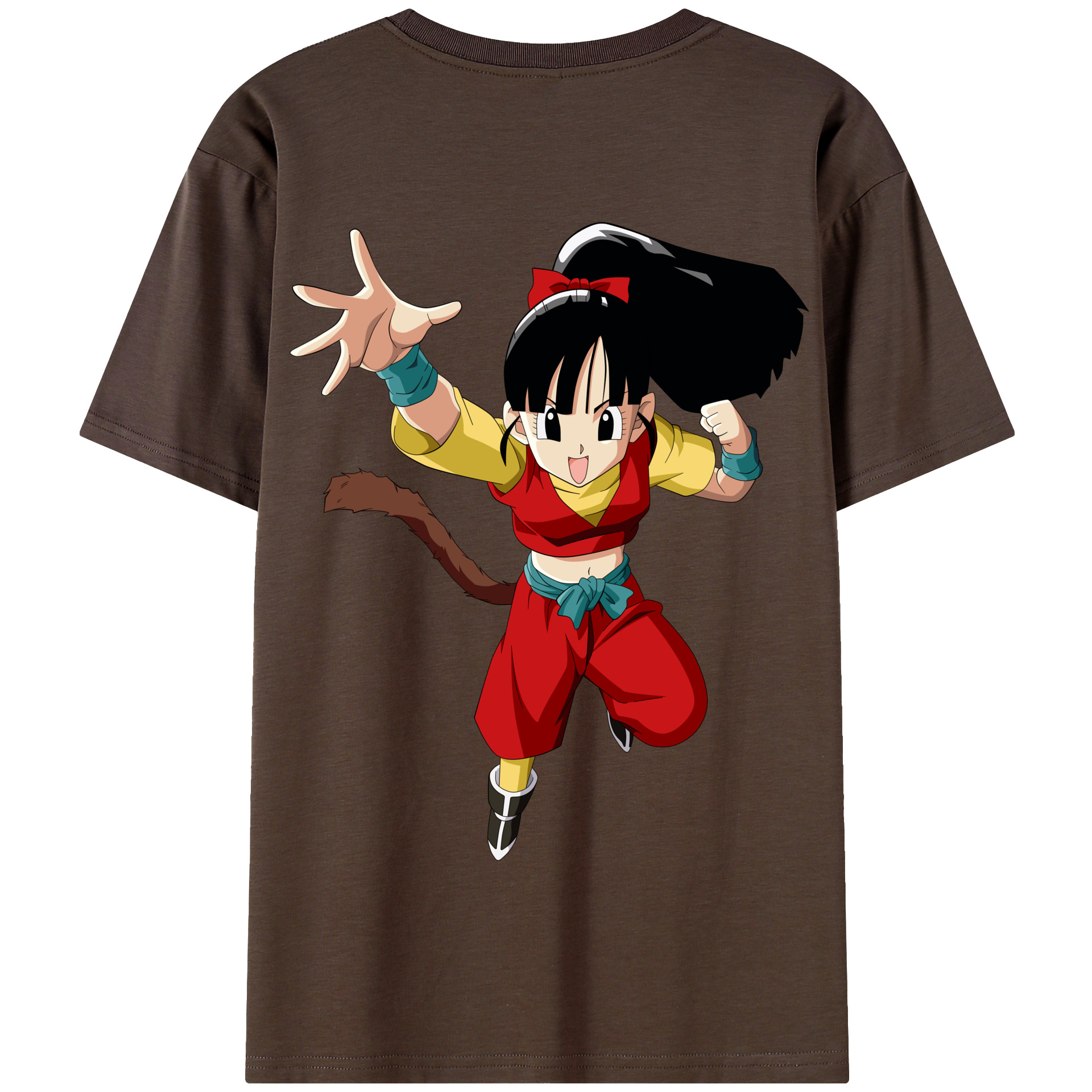 （画像用） ドラゴンボール パン DRAGON BALL Pan 綿100％半袖Tシャツ（背面プリント）