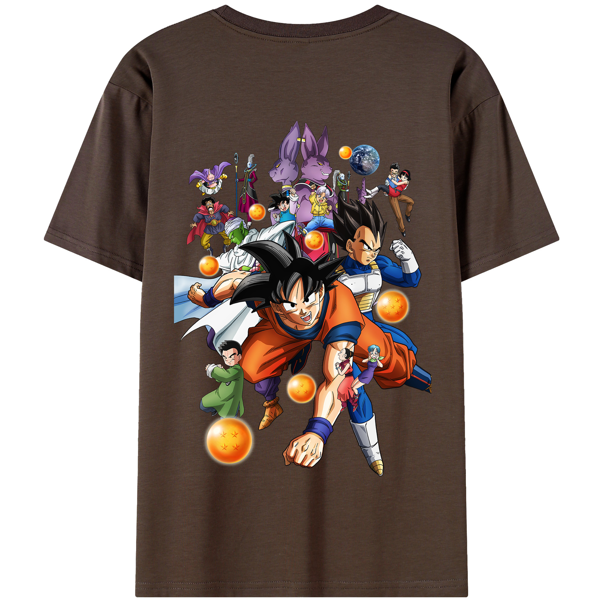 （画像用） ドラゴンボール DRAGON BALL 綿100％半袖Tシャツ（背面プリント）