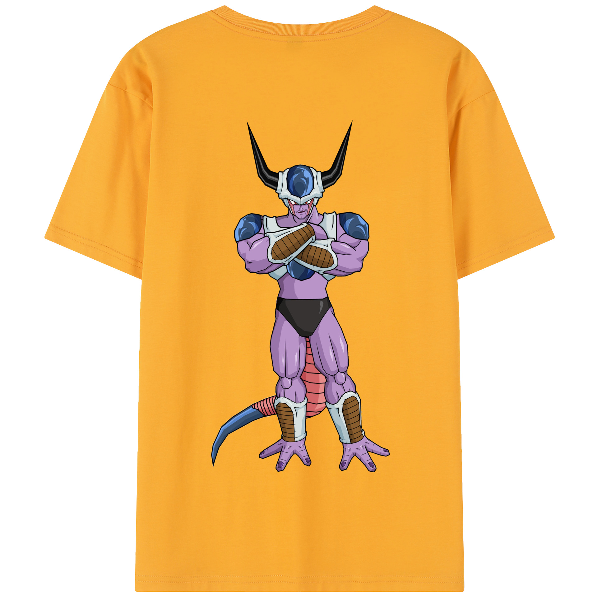 （画像用） ドラゴンボール フリーザ DRAGON BALL Frieza 綿100％半袖Tシャツ（背面プリント）