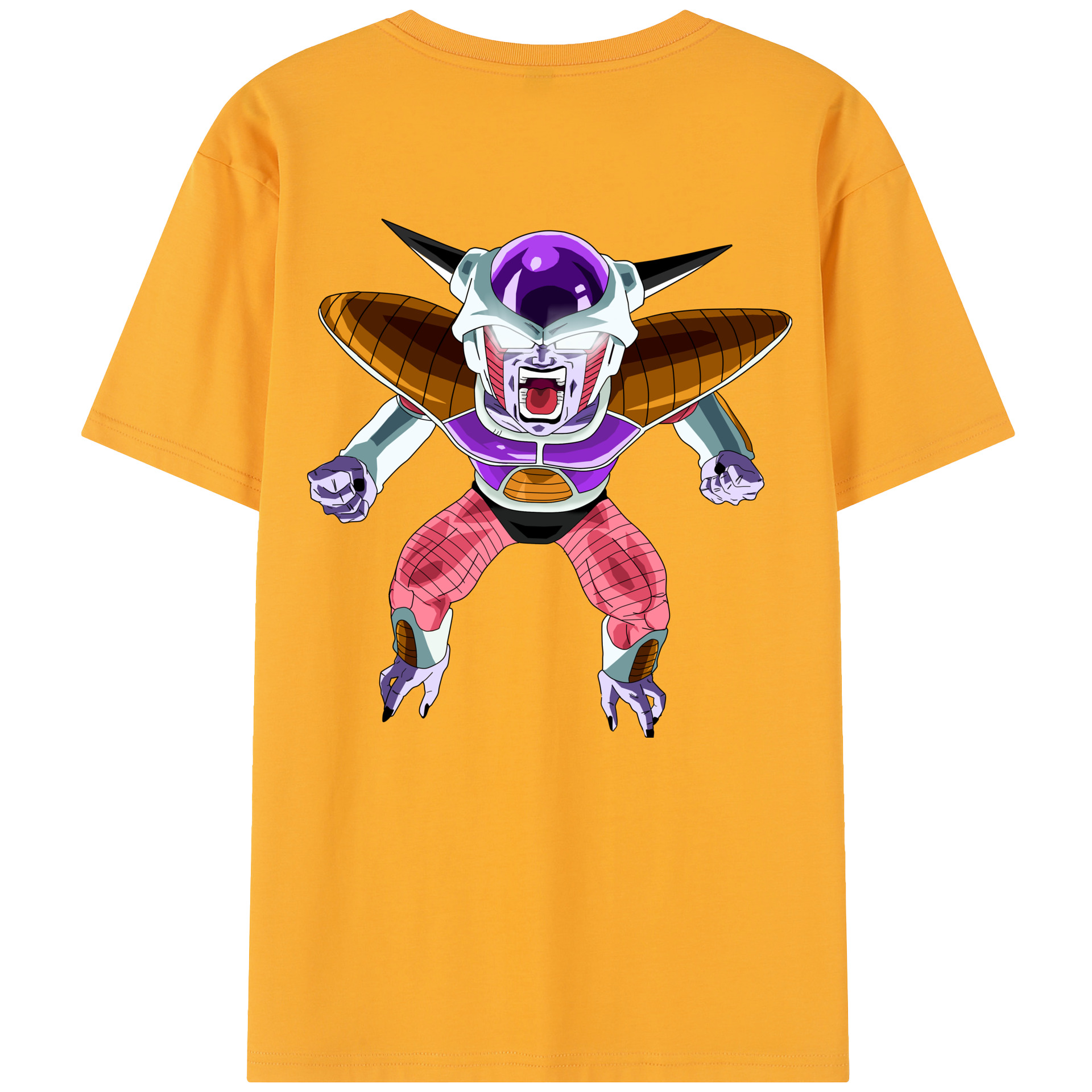 （画像用） ドラゴンボール フリーザ DRAGON BALL Frieza 綿100％半袖Tシャツ（背面プリント）