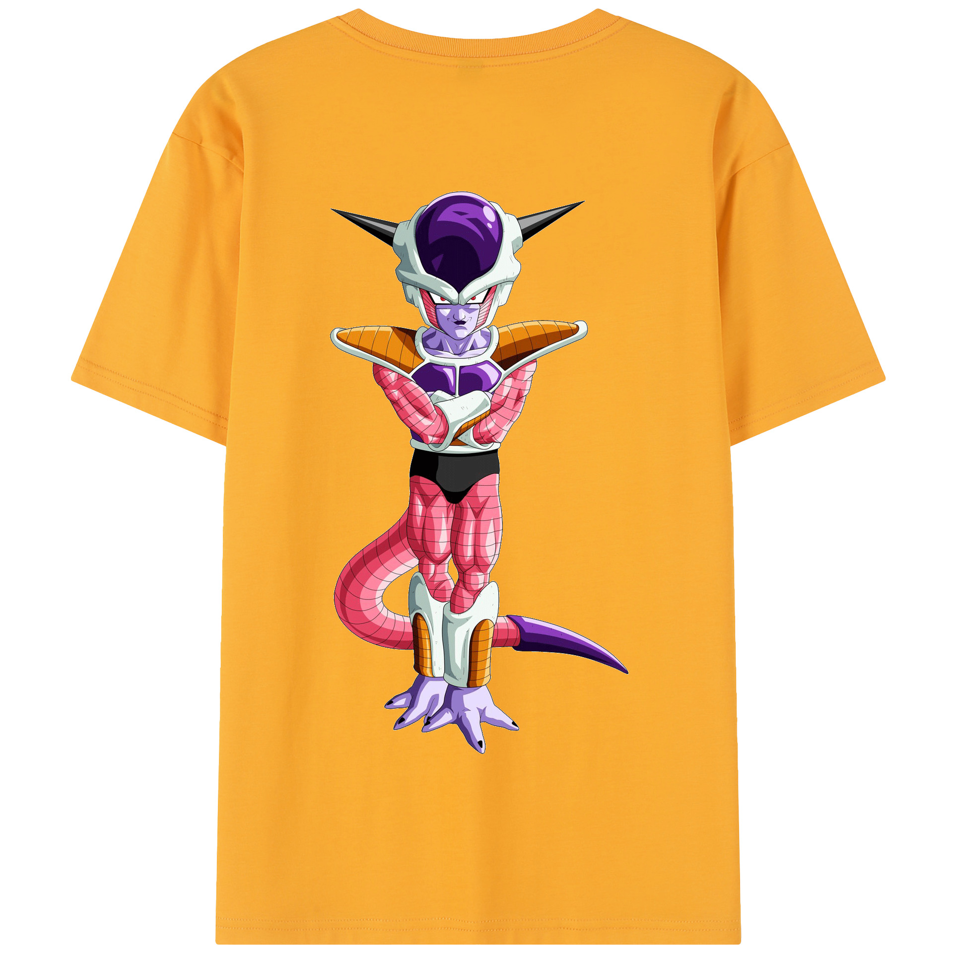 （画像用） ドラゴンボール フリーザ DRAGON BALL Frieza 綿100％半袖Tシャツ（背面プリント）
