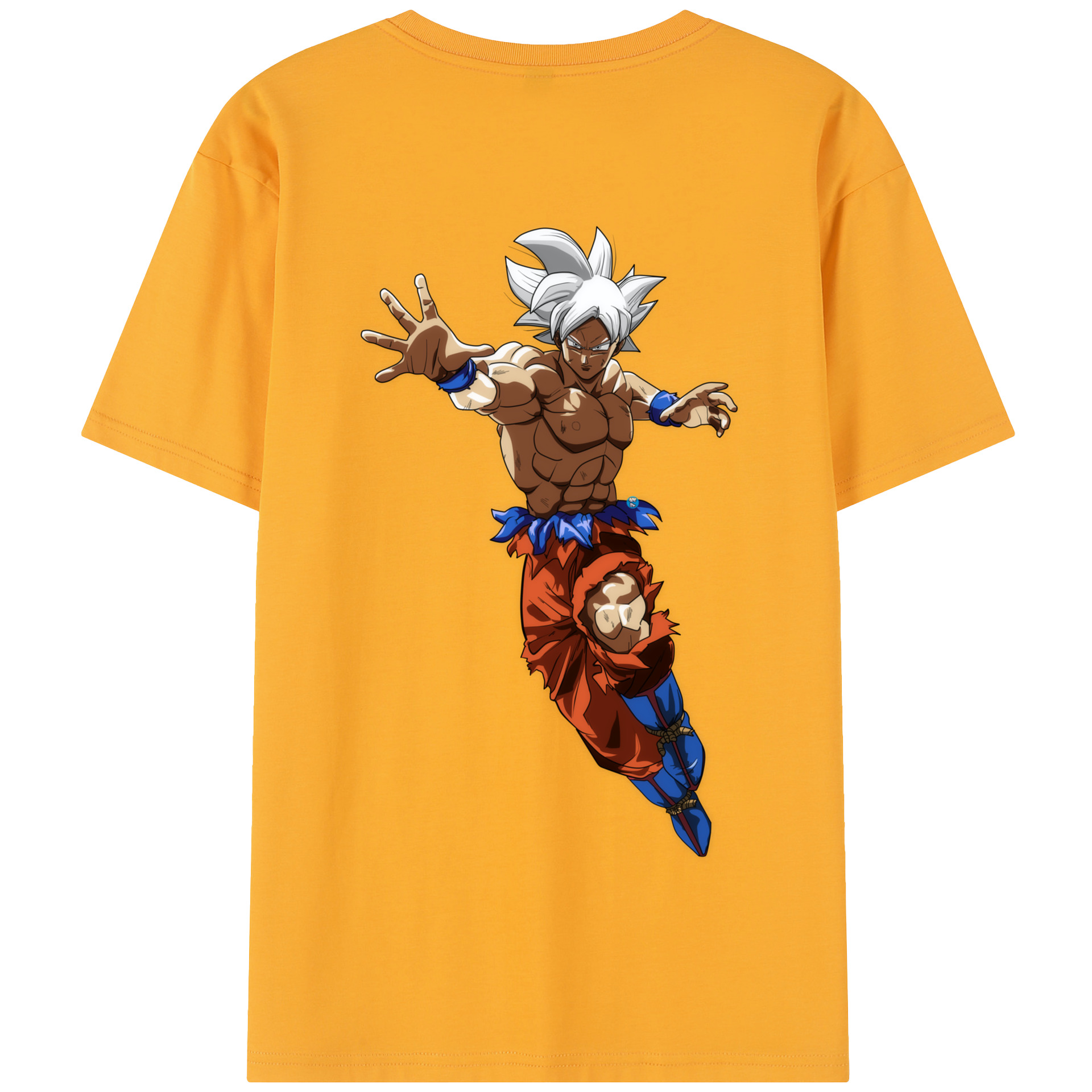 （画像用） ドラゴンボール 孫悟空（そん ごくう）Son Goku カカロット DRAGON BALL Kakarotto 綿100％半袖Tシャツ（背面プリント）