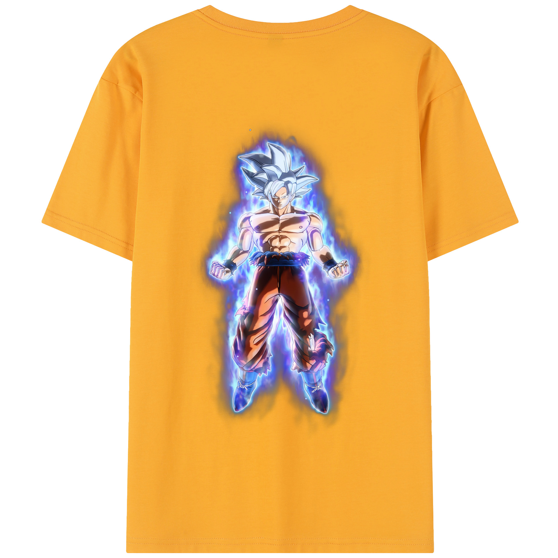 （画像用） ドラゴンボール 孫悟空（そん ごくう）Son Goku カカロット DRAGON BALL Kakarotto 綿100％半袖Tシャツ（背面プリント）