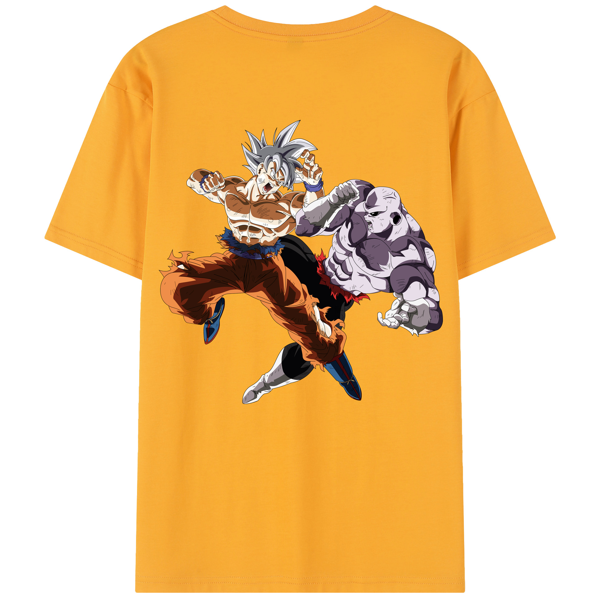 （画像用） ドラゴンボール 孫悟空（そん ごくう）Son Goku カカロット DRAGON BALL Kakarotto 綿100％半袖Tシャツ（背面プリント）