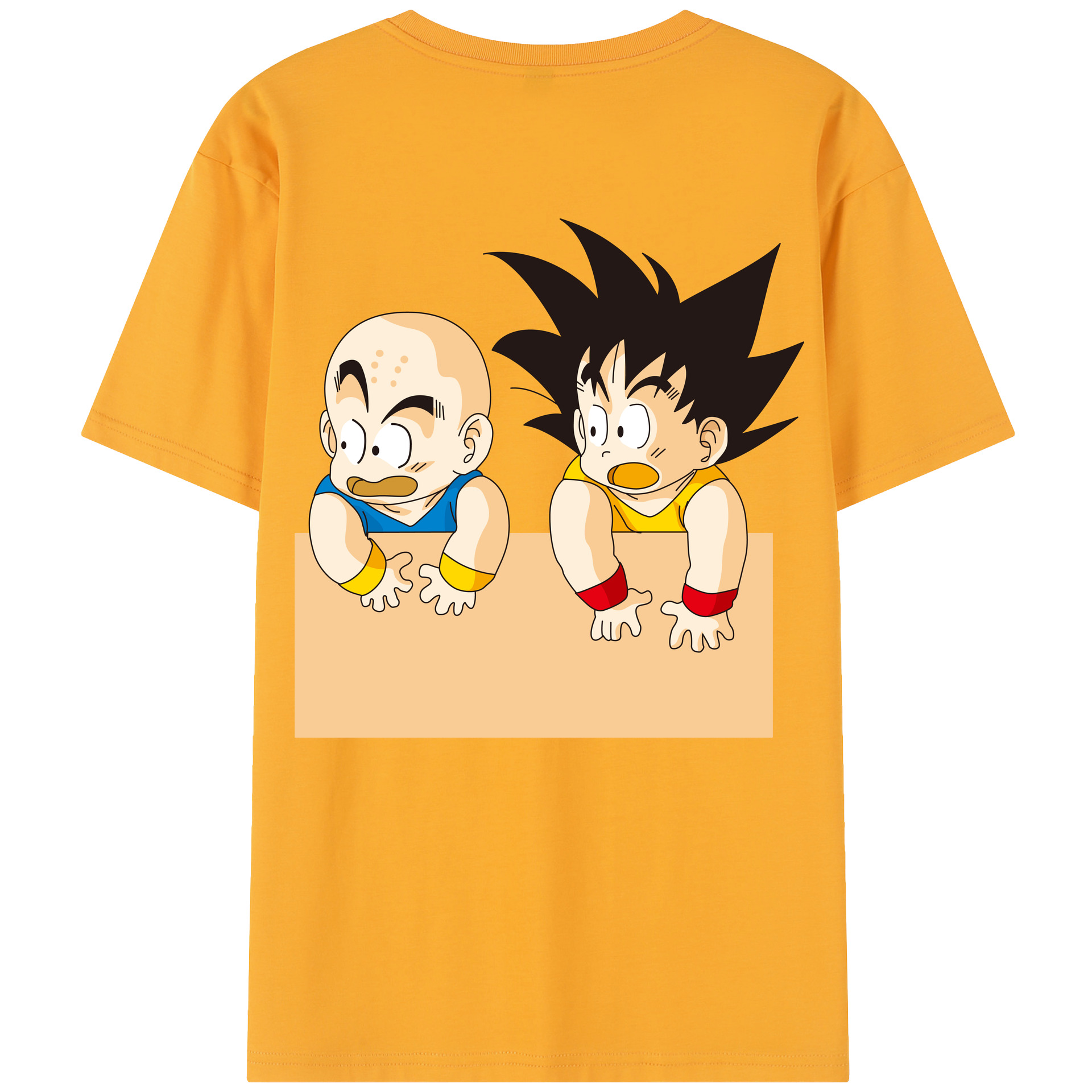 （画像用） ドラゴンボール 孫悟空（そん ごくう）Son Goku カカロット DRAGON BALL Kakarotto 綿100％半袖Tシャツ（背面プリント）