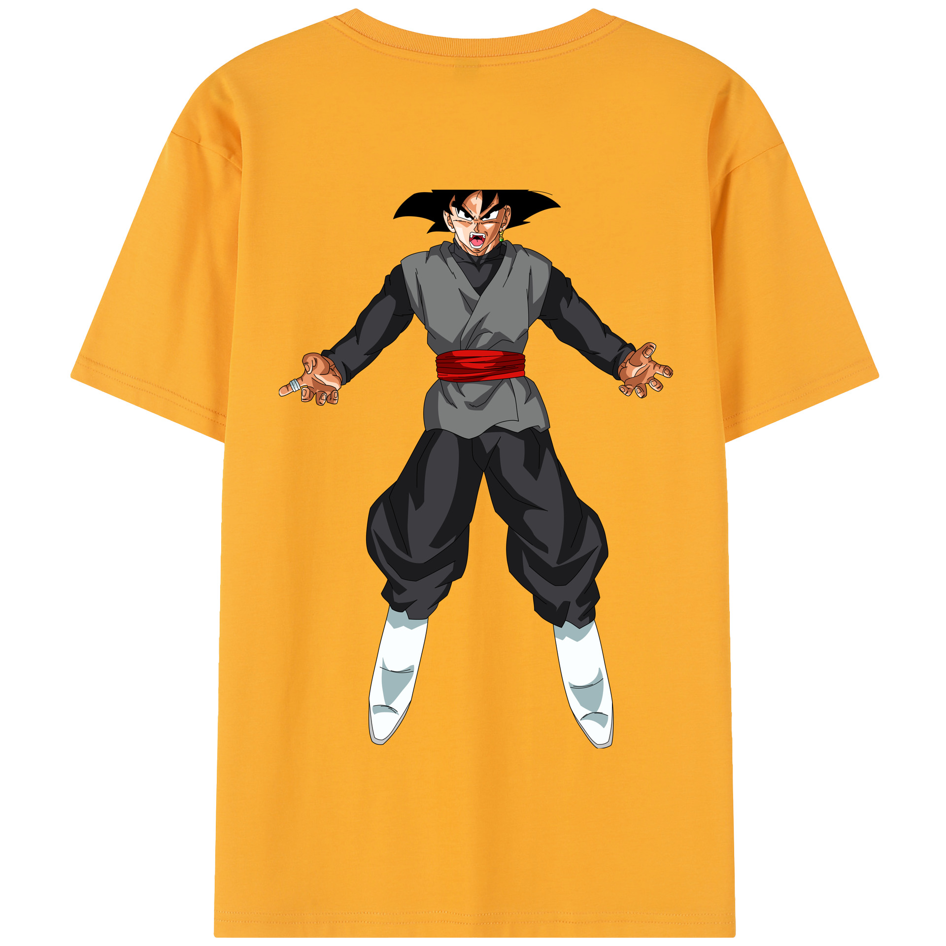 （画像用） ドラゴンボール ベジータ四世（Bejīta Yonsei）DRAGON BALL Vegeta IV 綿100％半袖Tシャツ（背面プリント）
