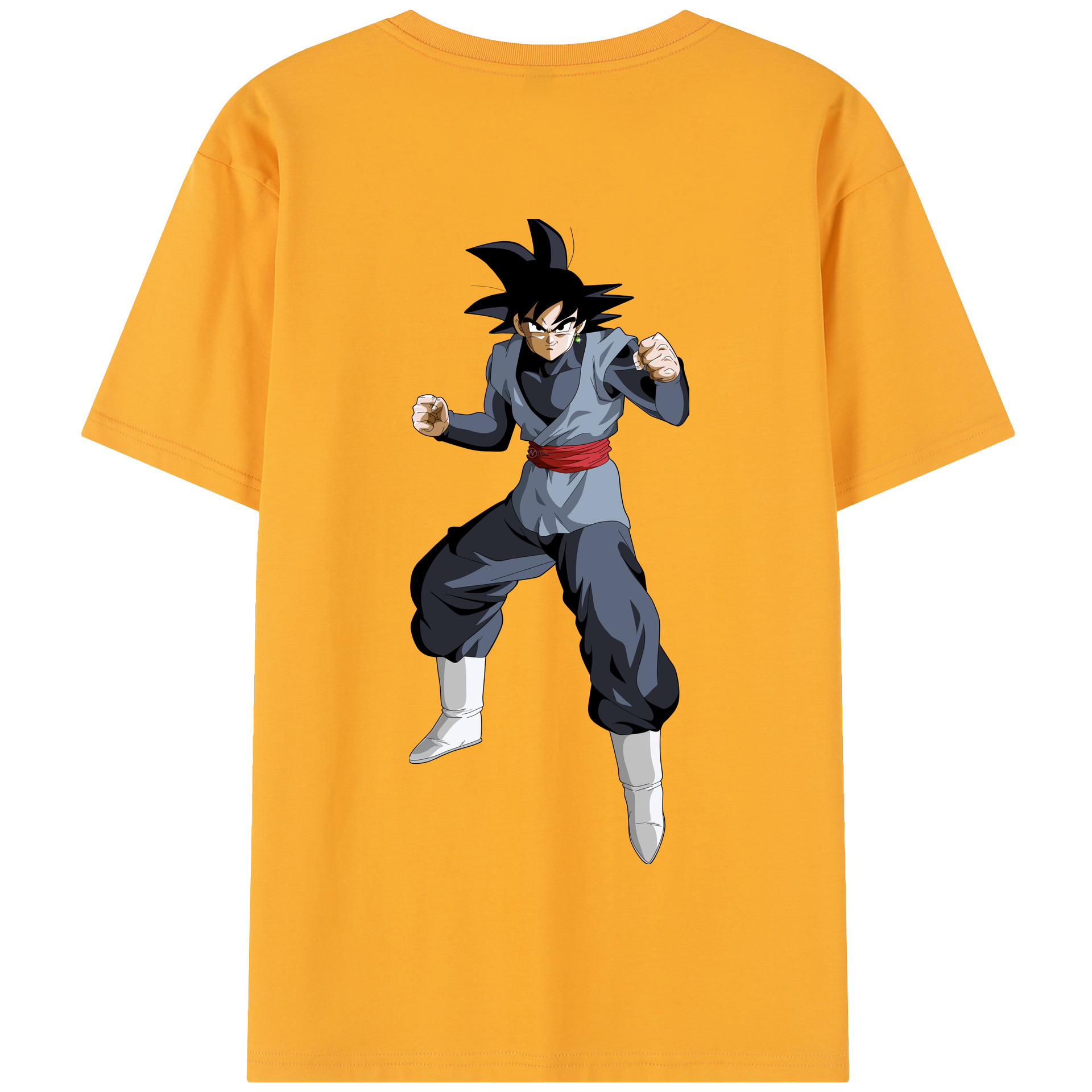 （画像用） ドラゴンボール ベジータ四世（Bejīta Yonsei）DRAGON BALL Vegeta IV 綿100％半袖Tシャツ（背面プリント）