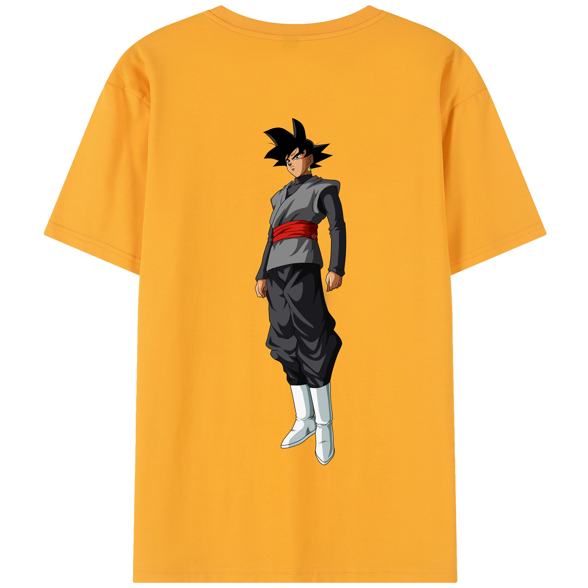 （画像用） ドラゴンボール ベジータ四世（Bejīta Yonsei）DRAGON BALL Vegeta IV 綿100％半袖Tシャツ（背面プリント）