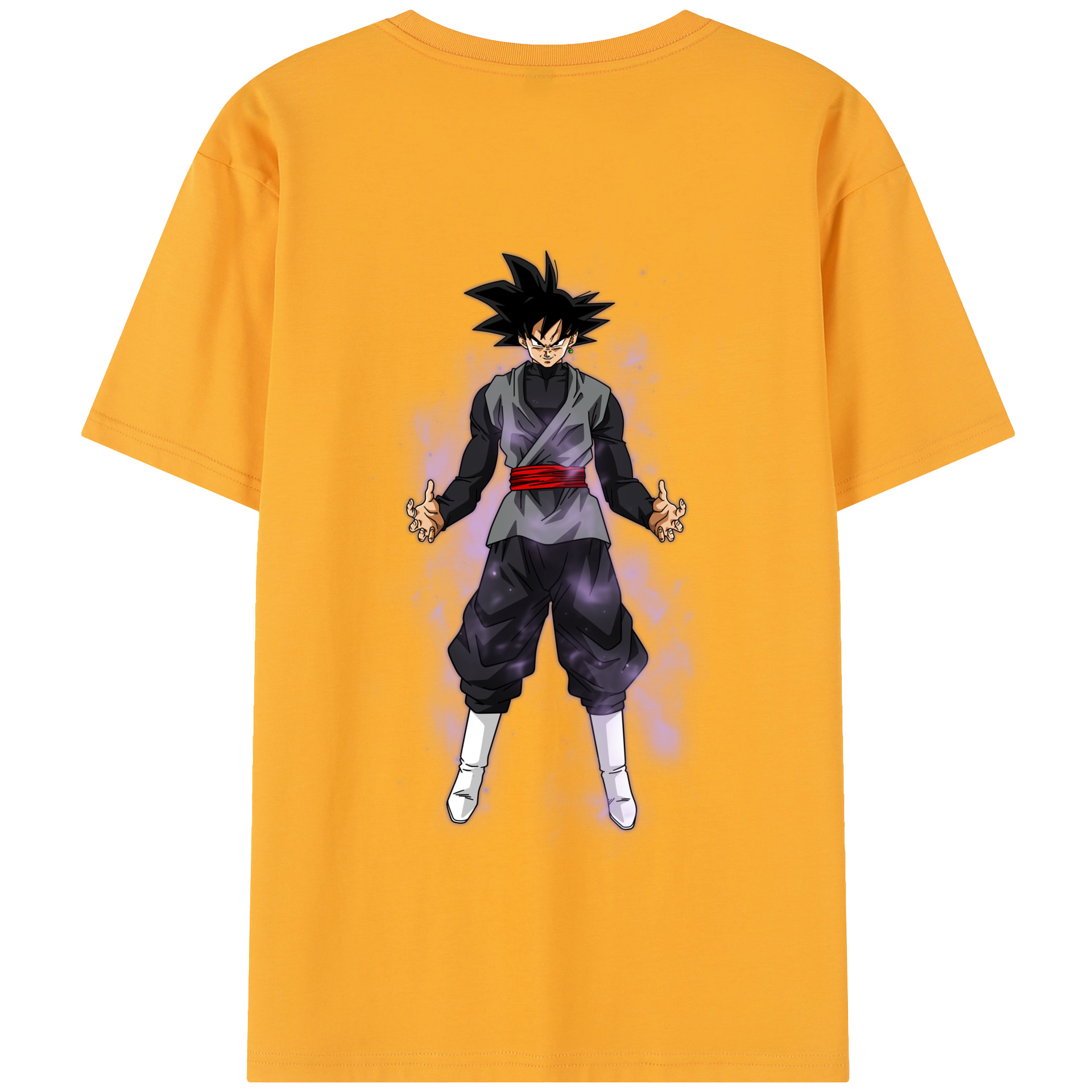 （画像用） ドラゴンボール ベジータ四世（Bejīta Yonsei）DRAGON BALL Vegeta IV 綿100％半袖Tシャツ（背面プリント）
