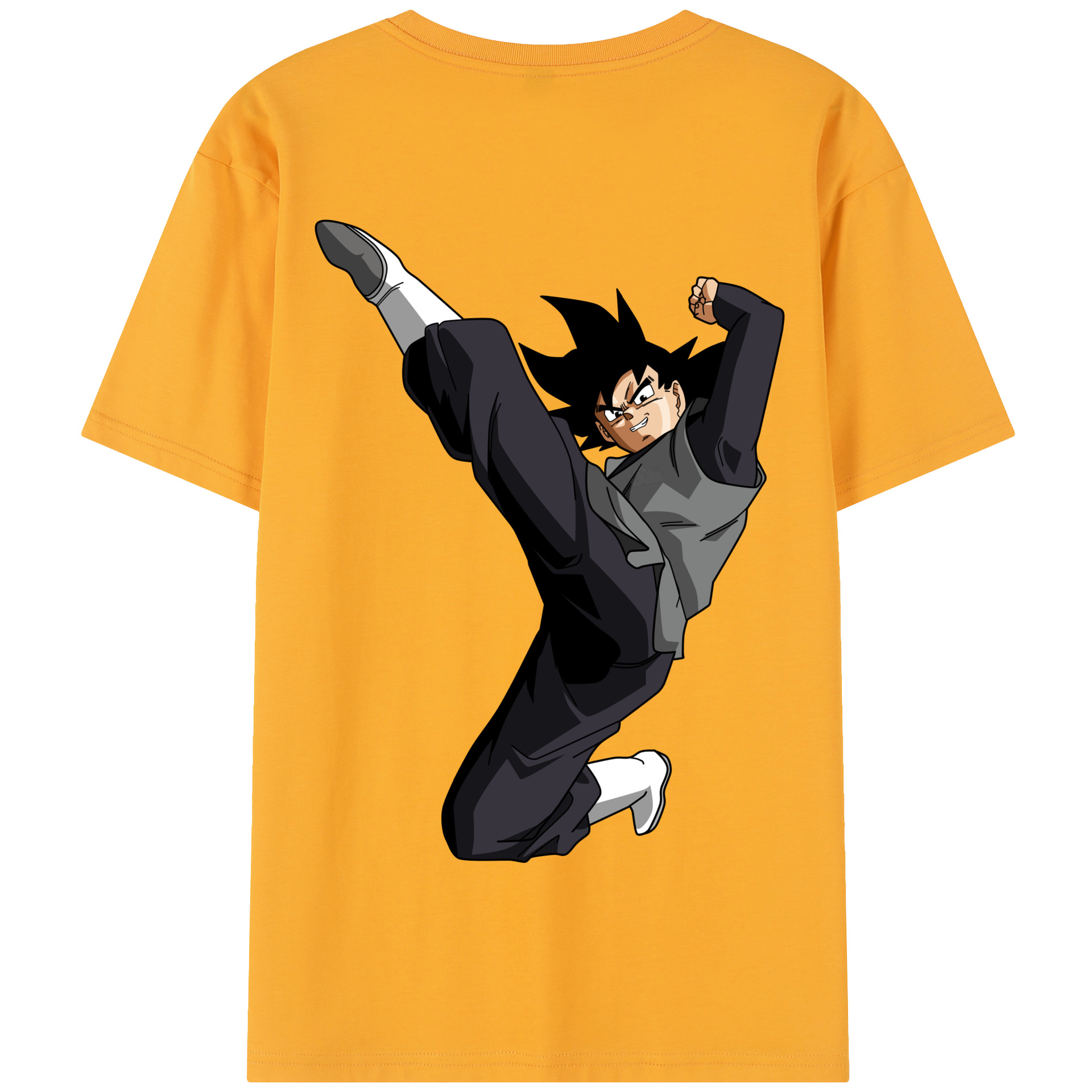 （画像用） ドラゴンボール ベジータ四世（Bejīta Yonsei）DRAGON BALL Vegeta IV 綿100％半袖Tシャツ（背面プリント）