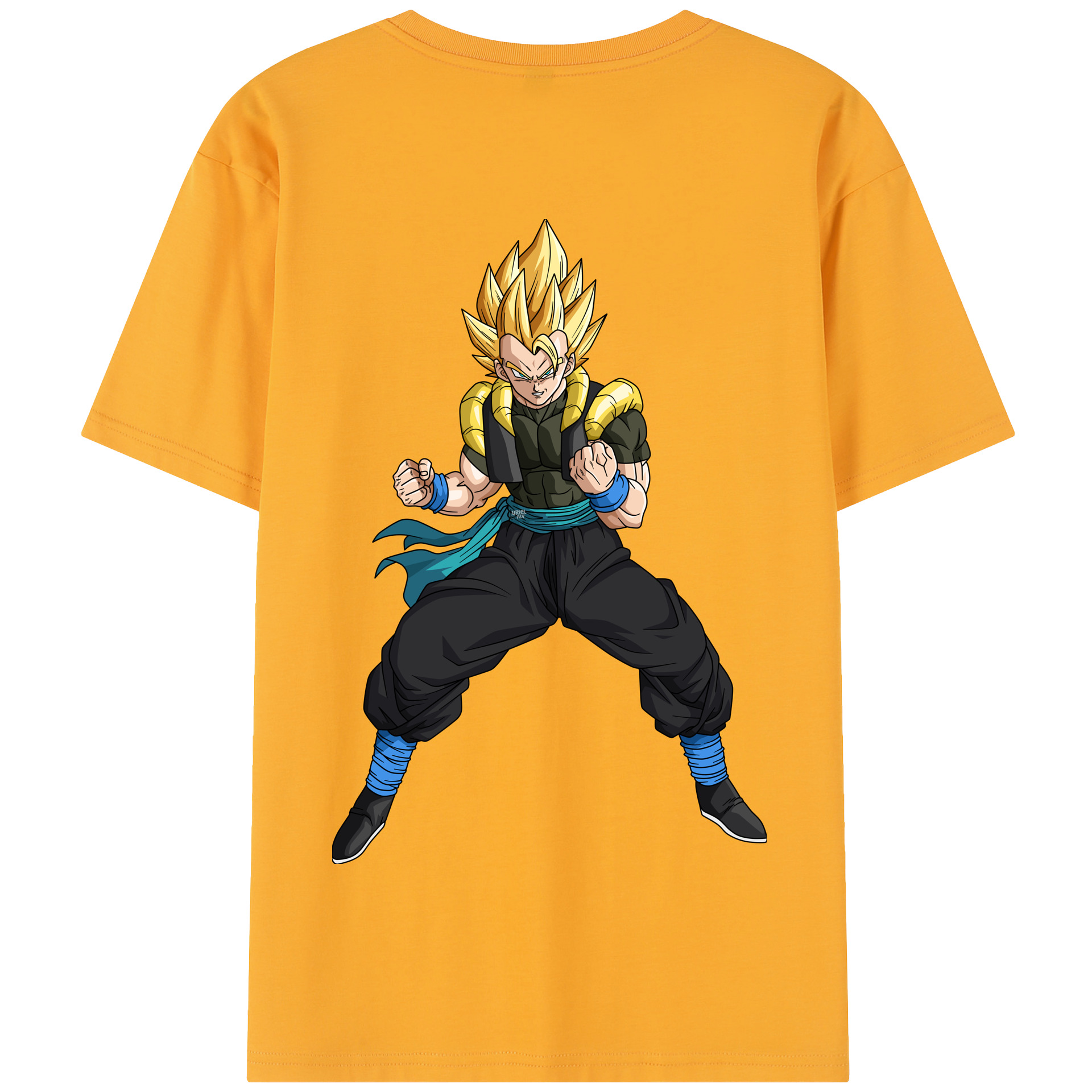 （画像用） ドラゴンボール ベジータ四世（Bejīta Yonsei）DRAGON BALL Vegeta IV 綿100％半袖Tシャツ（背面プリント）