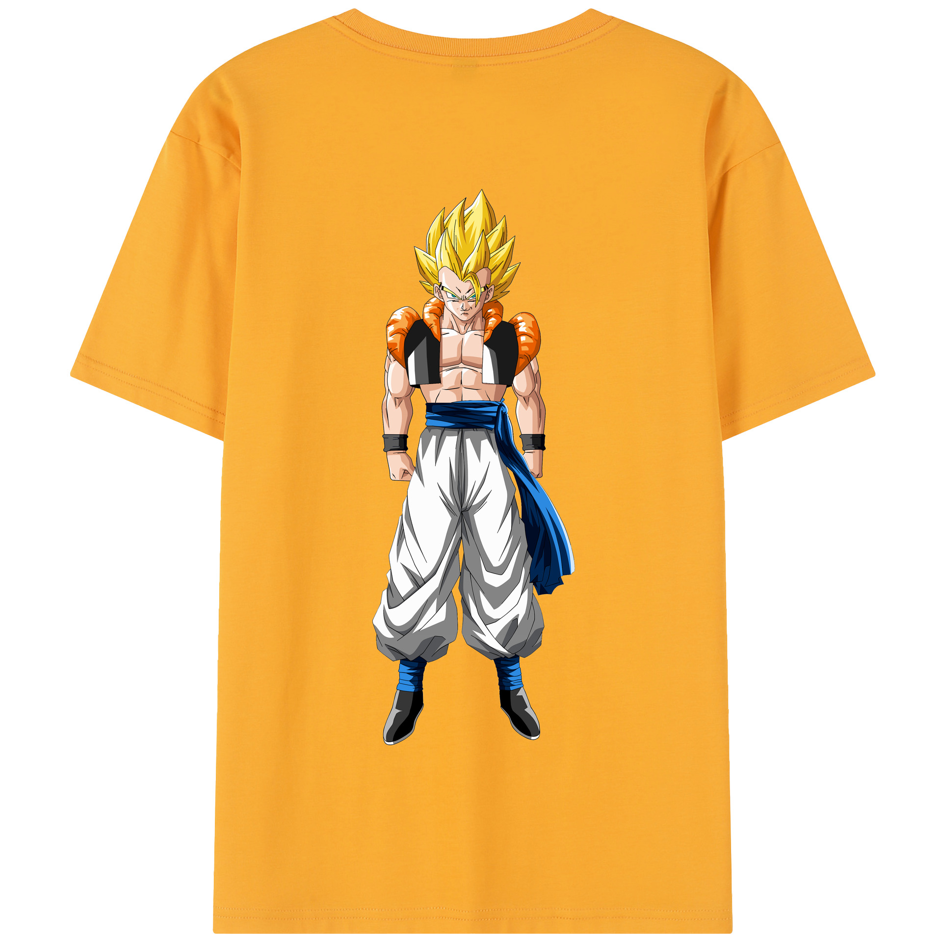 （画像用） ドラゴンボール ベジータ四世（Bejīta Yonsei）DRAGON BALL Vegeta IV 綿100％半袖Tシャツ（背面プリント）