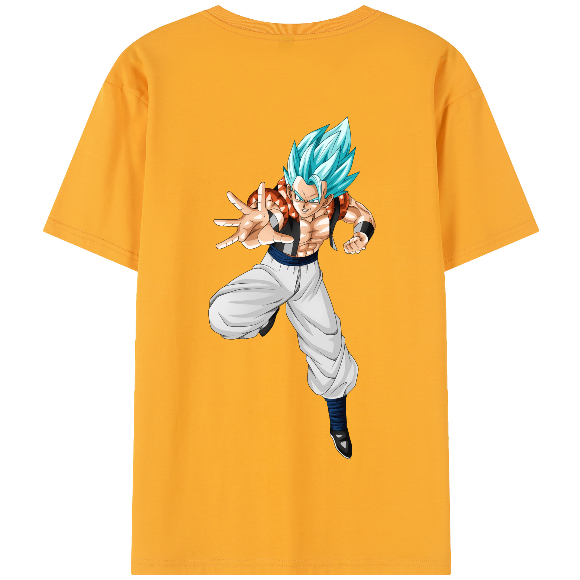 （画像用） ドラゴンボール ベジータ四世（Bejīta Yonsei）DRAGON BALL Vegeta IV 綿100％半袖Tシャツ（背面プリント）