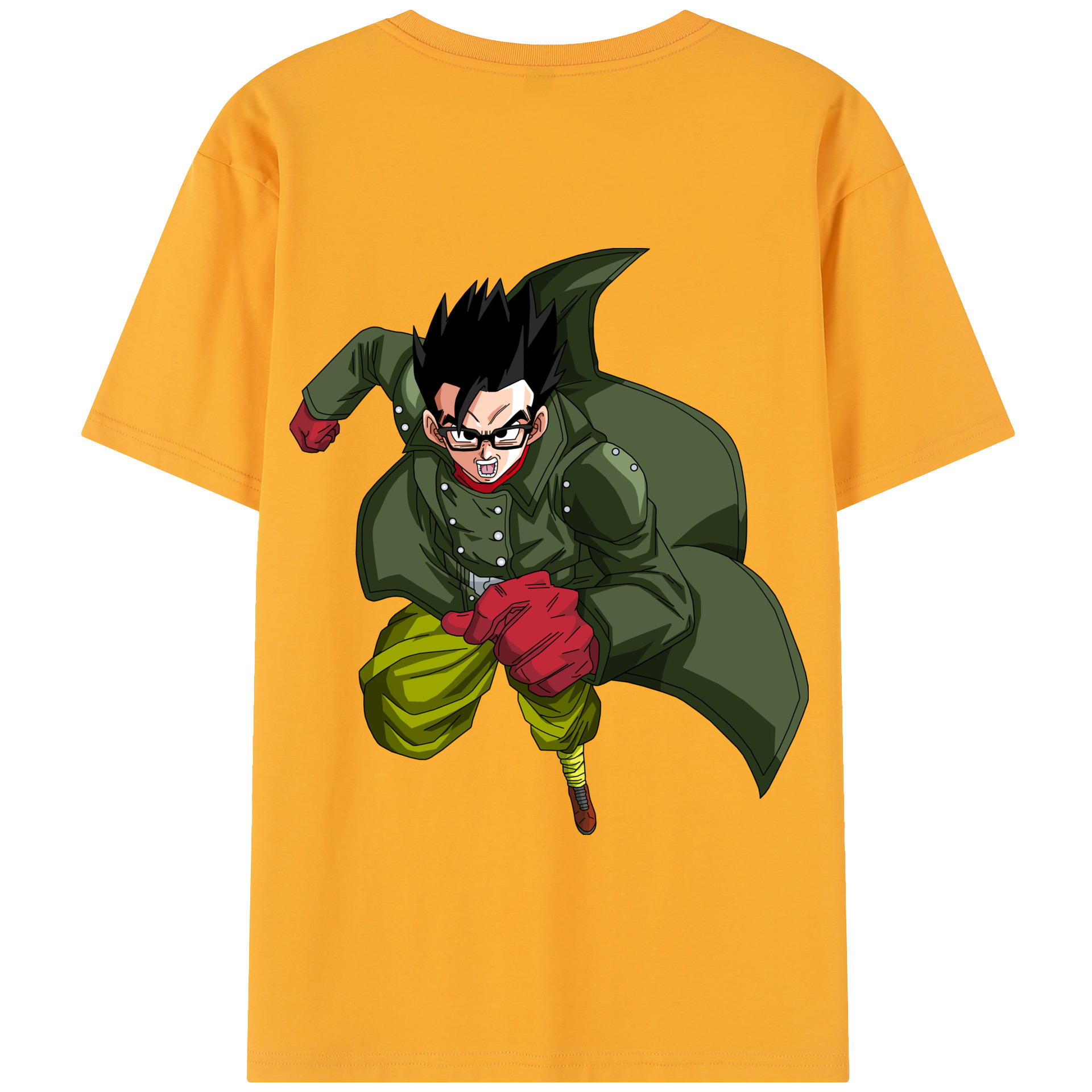 （画像用） ドラゴンボール 孫 悟飯（そんごはん）DRAGON BALL Son Gohan 綿100％半袖Tシャツ（背面プリント）