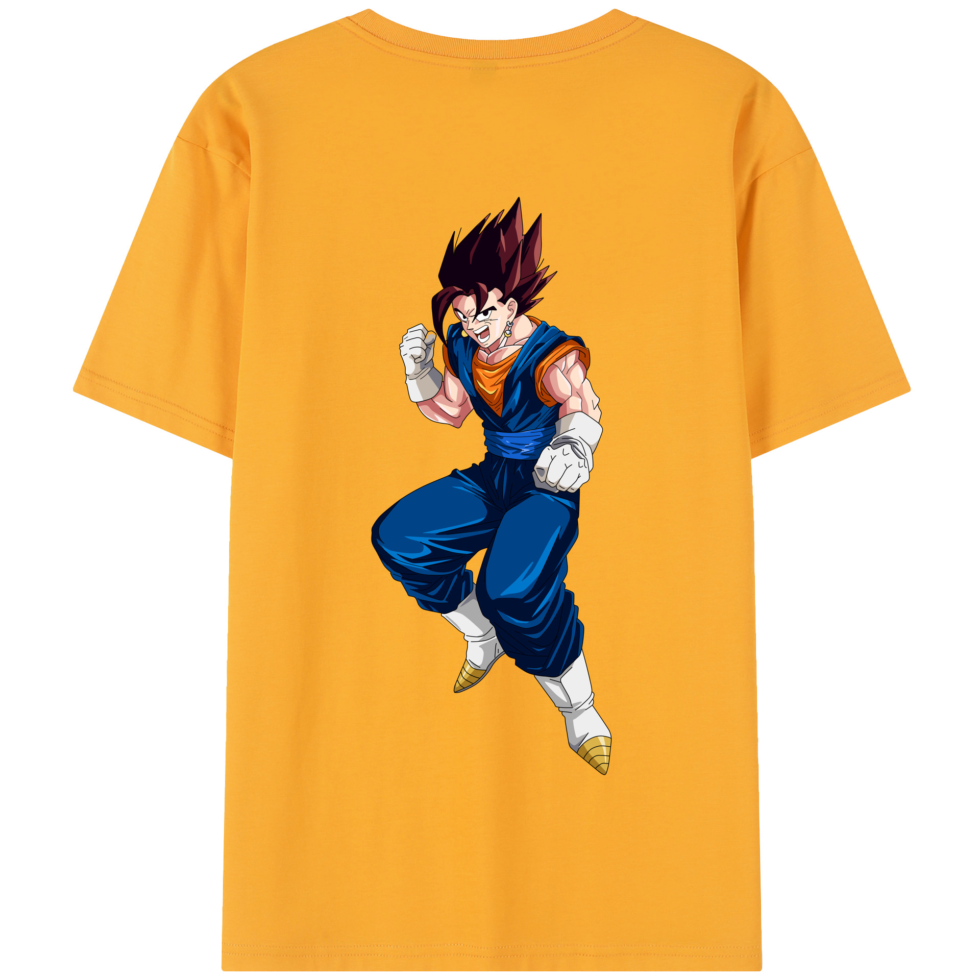 （画像用） ドラゴンボール 孫 悟飯（そんごはん）DRAGON BALL Son Gohan 綿100％半袖Tシャツ（背面プリント）