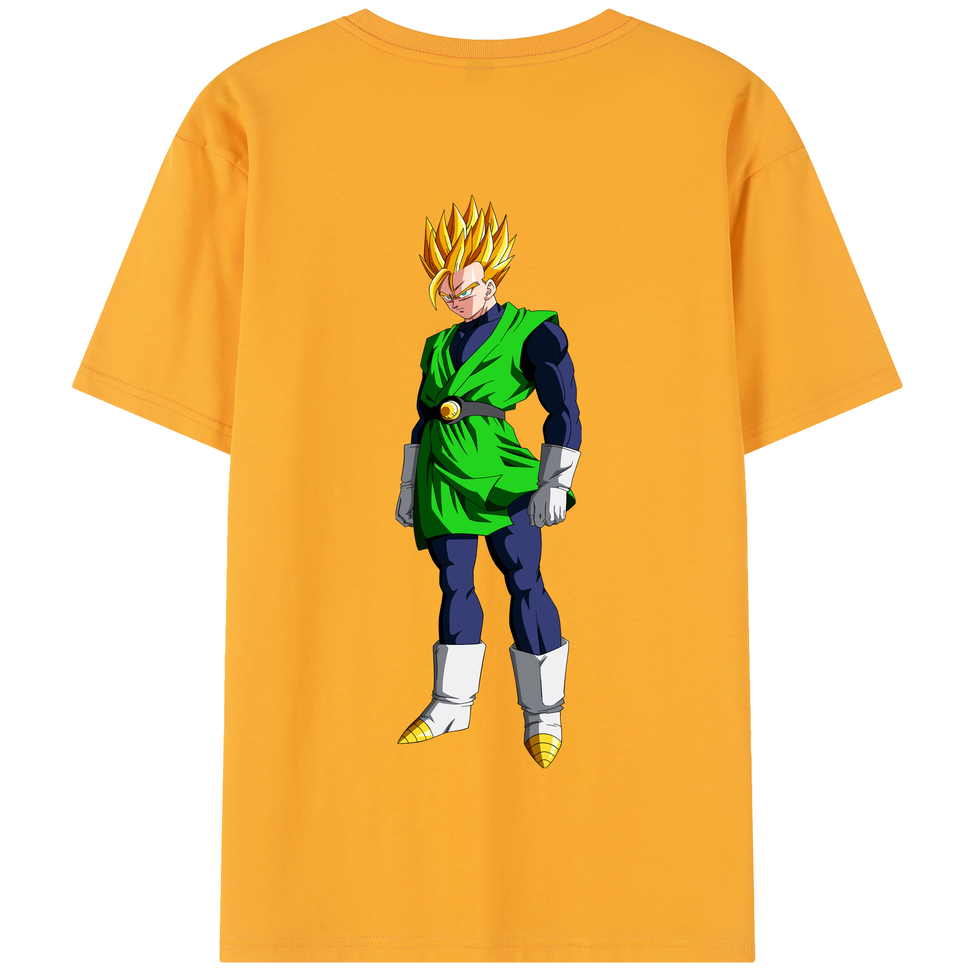 （画像用） ドラゴンボール 孫 悟飯（そんごはん）DRAGON BALL Son Gohan 綿100％半袖Tシャツ（背面プリント）