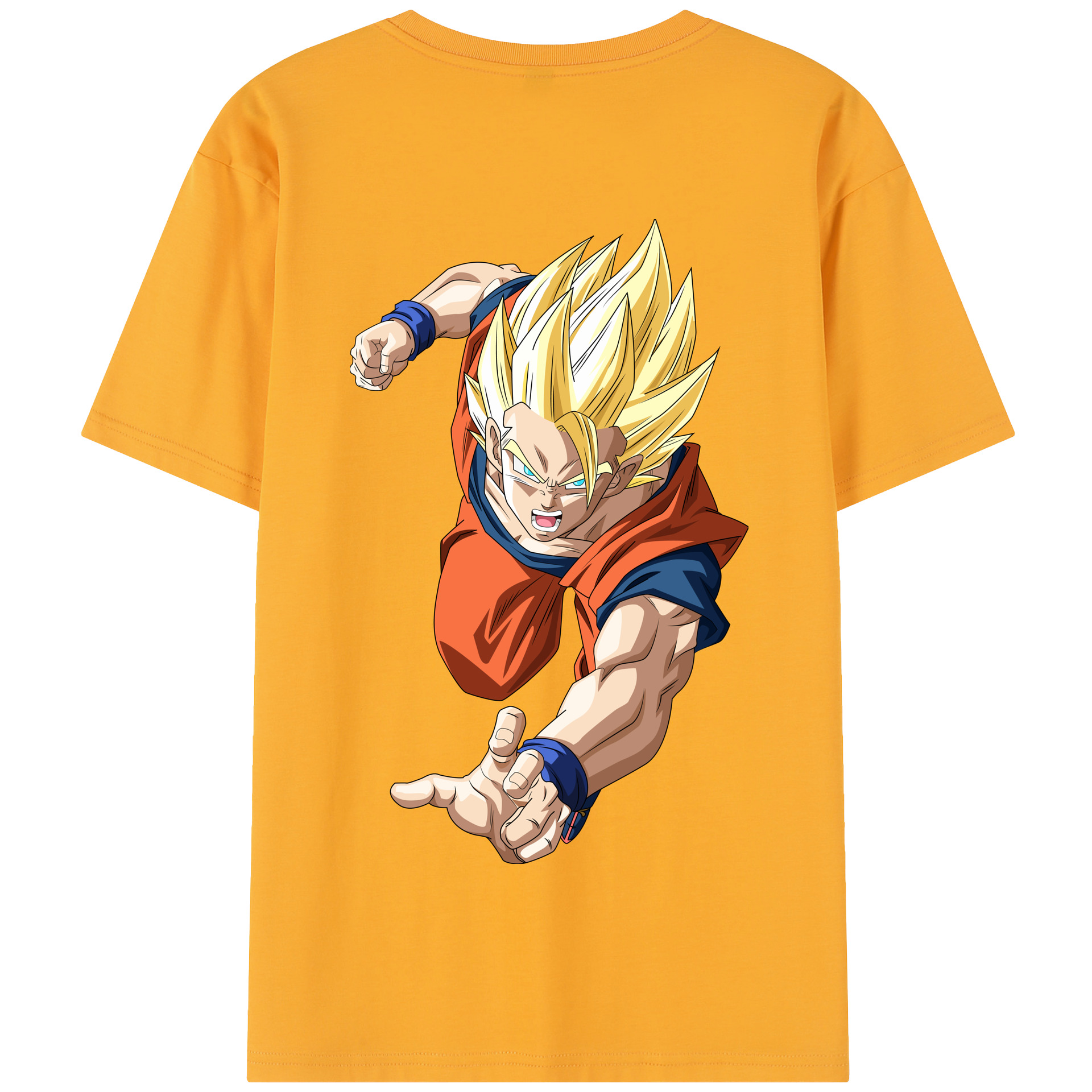 （画像用） ドラゴンボール 孫 悟飯（そんごはん）DRAGON BALL Son Gohan 綿100％半袖Tシャツ（背面プリント）