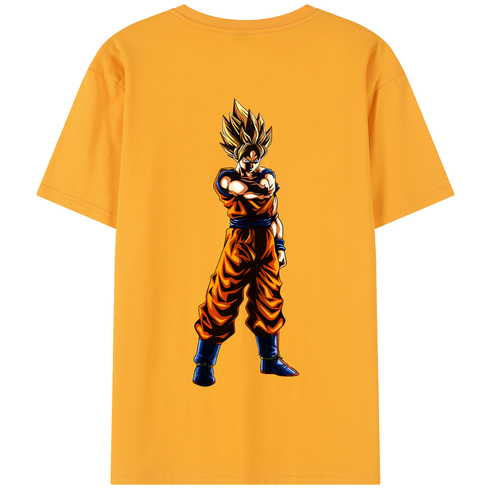 （画像用） ドラゴンボール 孫 悟飯（そんごはん）DRAGON BALL Son Gohan 綿100％半袖Tシャツ（背面プリント）