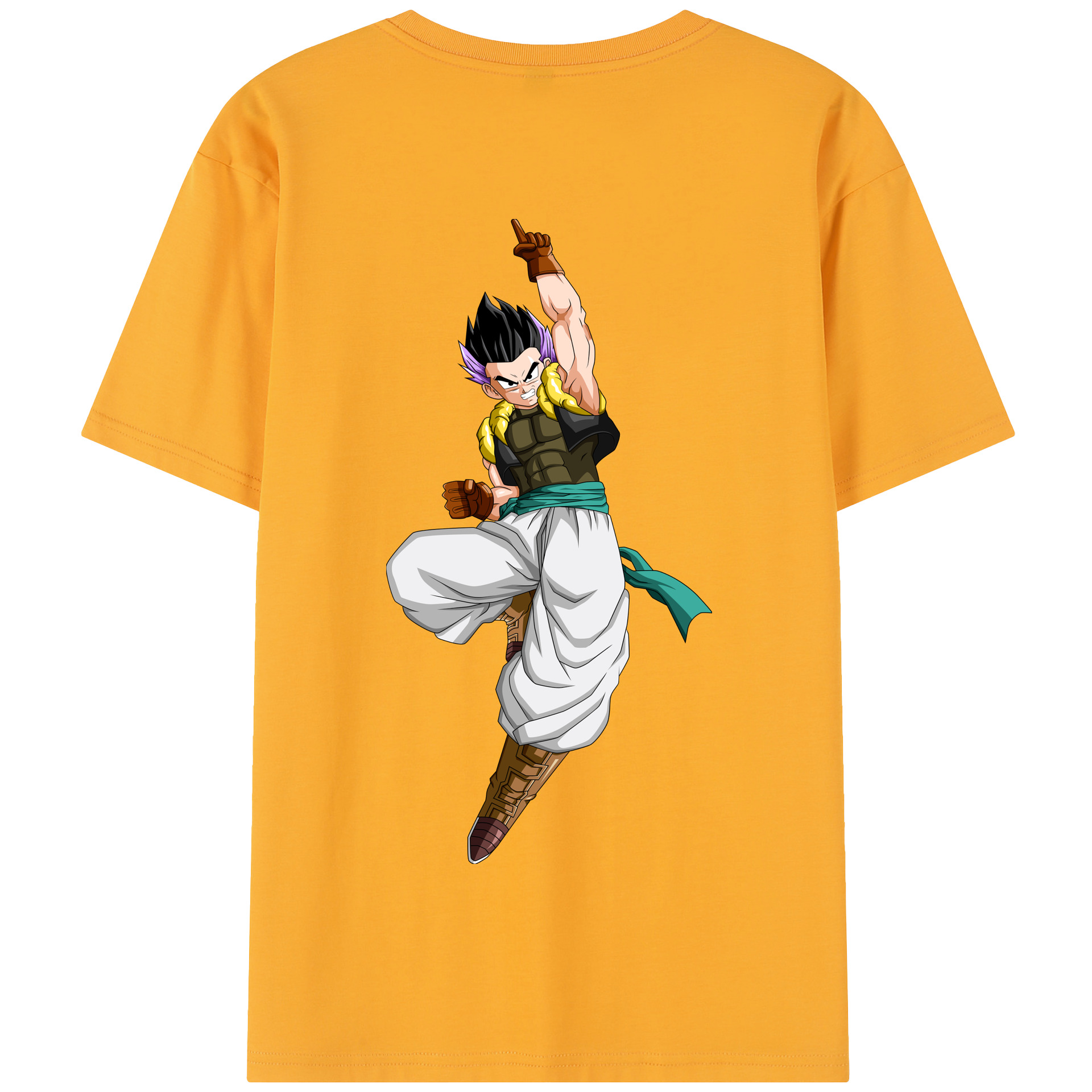 （画像用） ドラゴンボール 孫 悟飯（そんごはん）DRAGON BALL Son Gohan 綿100％半袖Tシャツ（背面プリント）