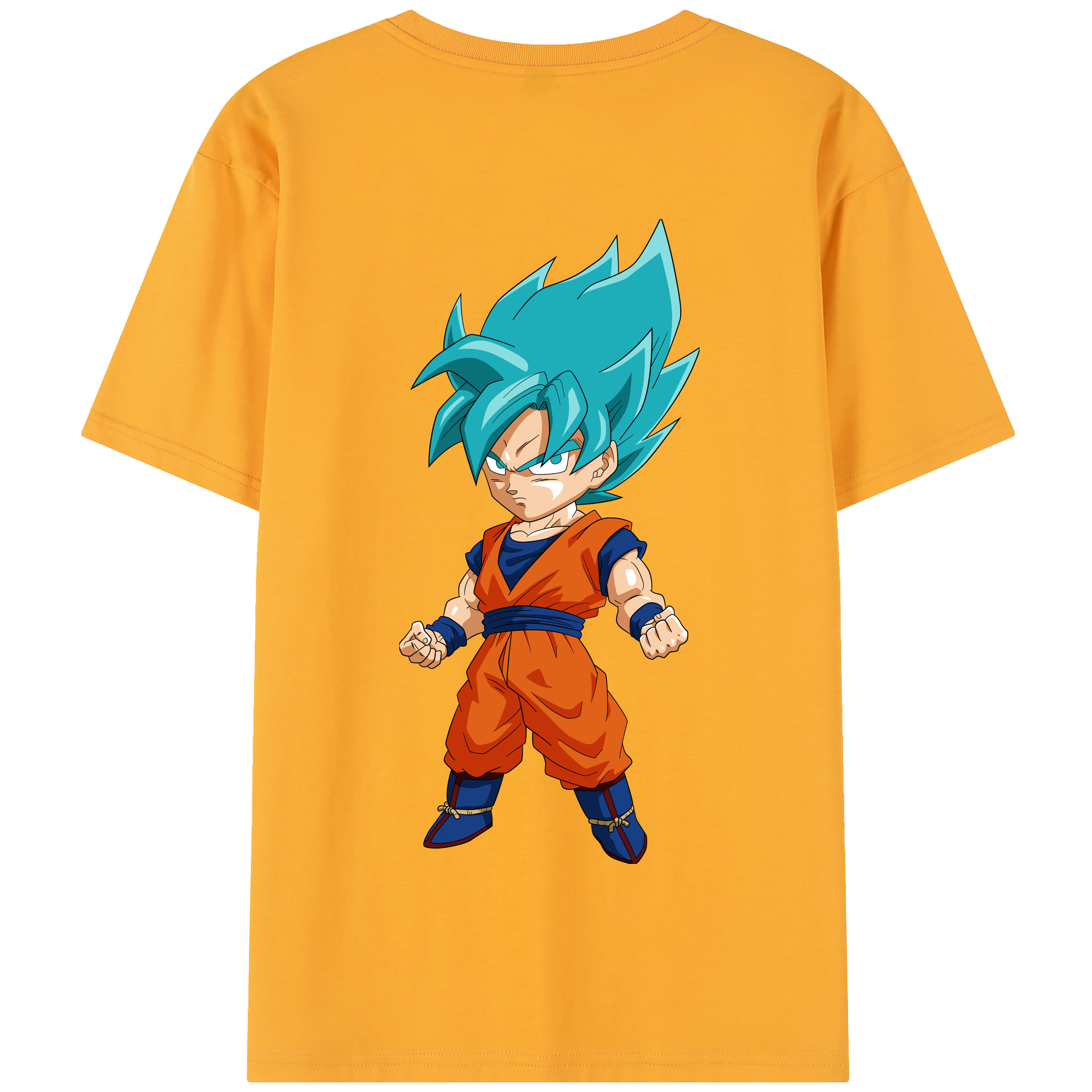 （画像用） ドラゴンボール 孫 悟飯（そんごはん）DRAGON BALL Son Gohan 綿100％半袖Tシャツ（背面プリント）