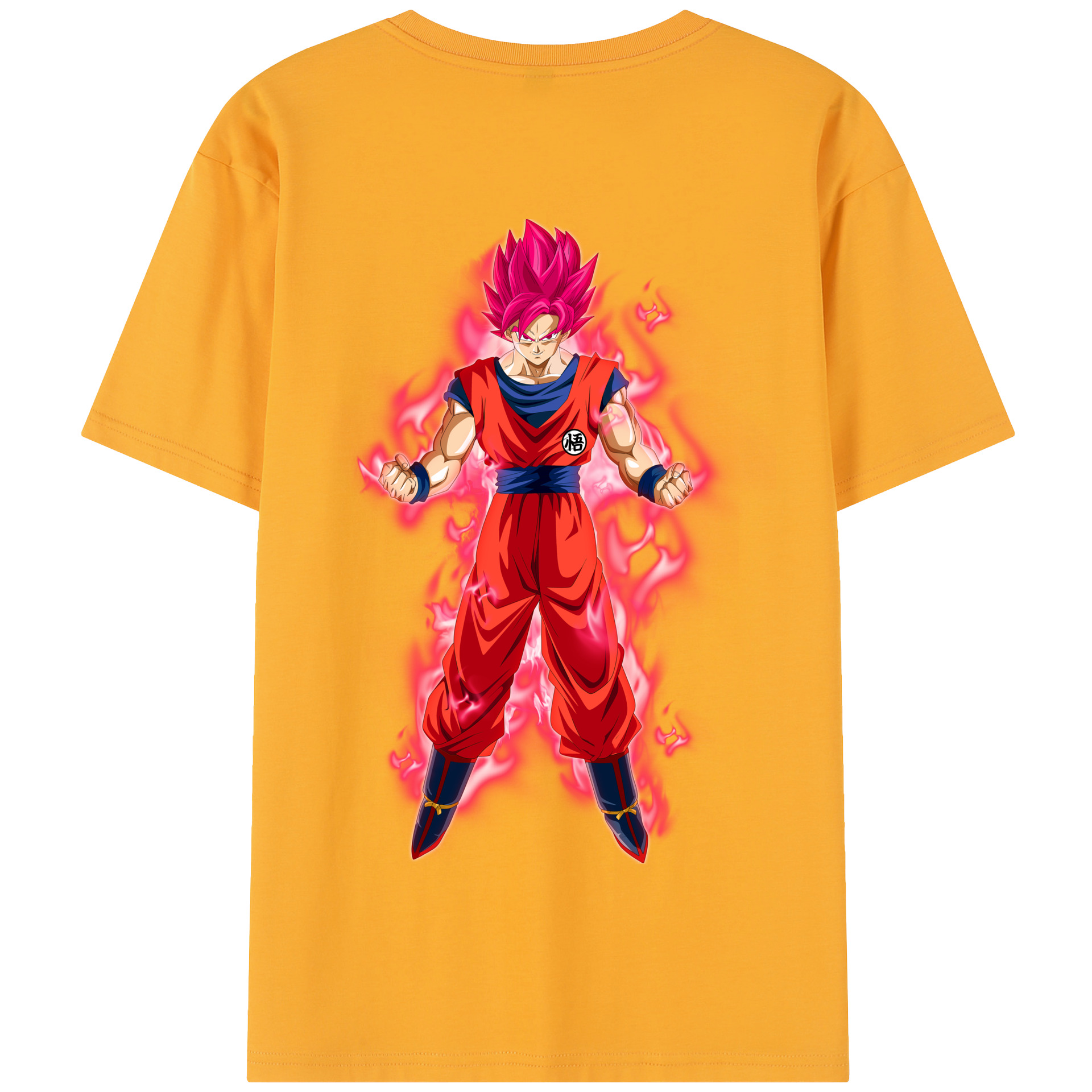 （画像用） ドラゴンボール 孫 悟飯（そんごはん）DRAGON BALL Son Gohan 綿100％半袖Tシャツ（背面プリント）