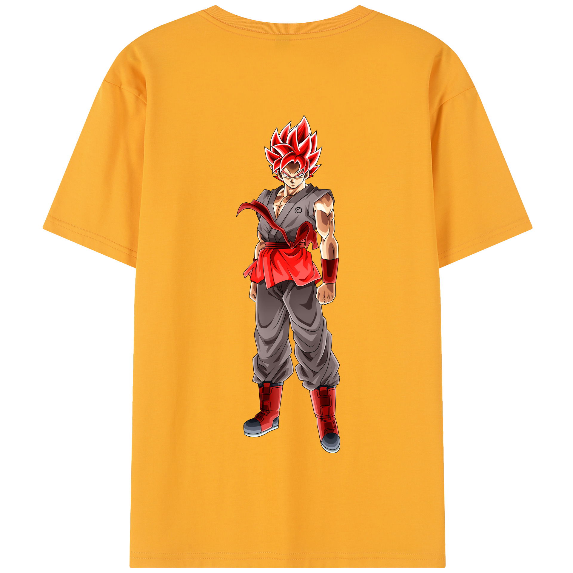 （画像用） ドラゴンボール 孫 悟飯（そんごはん）DRAGON BALL Son Gohan 綿100％半袖Tシャツ（背面プリント）