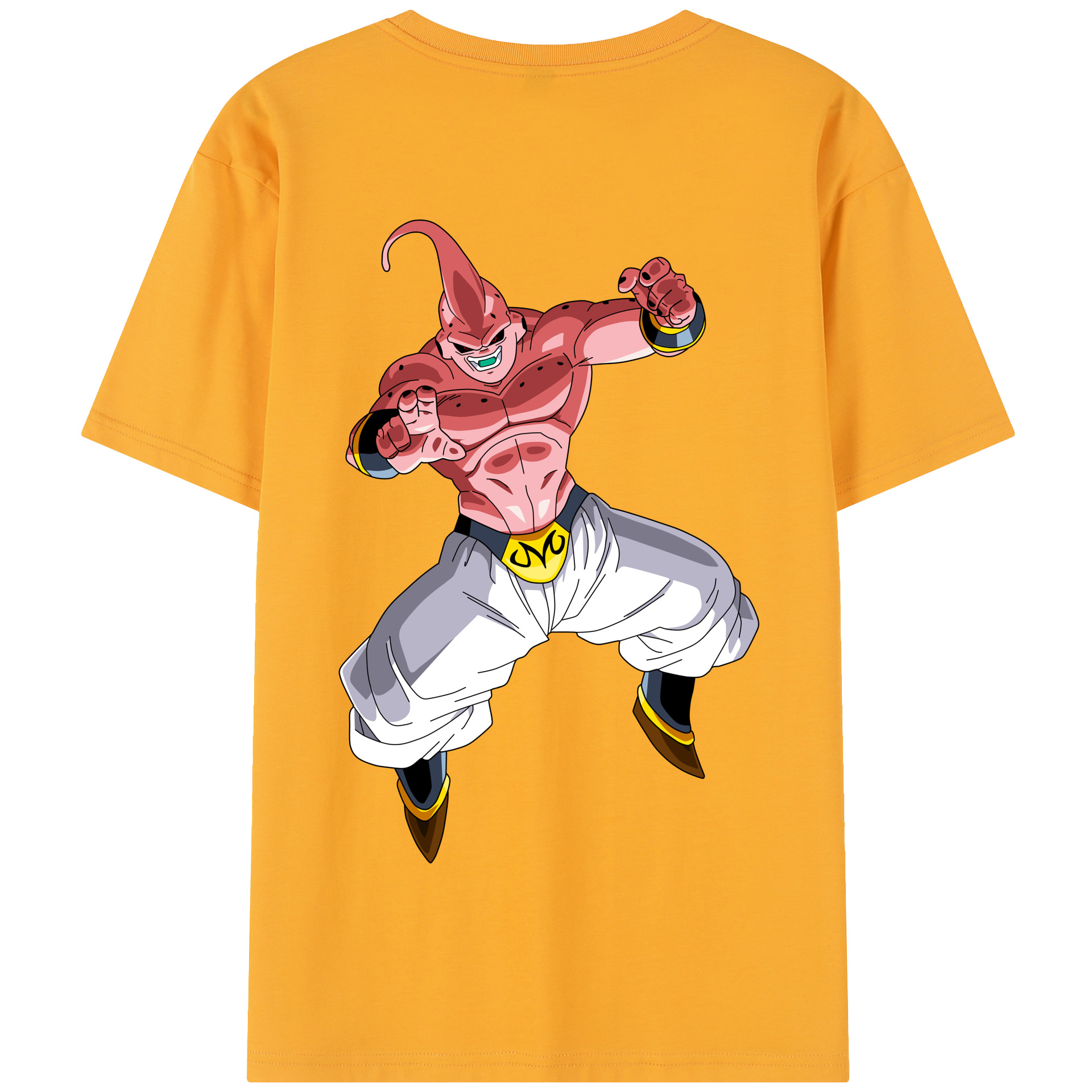 （画像用） ドラゴンボール 魔人ブウ DRAGON BALL Majin Buu 綿100％半袖Tシャツ（背面プリント）