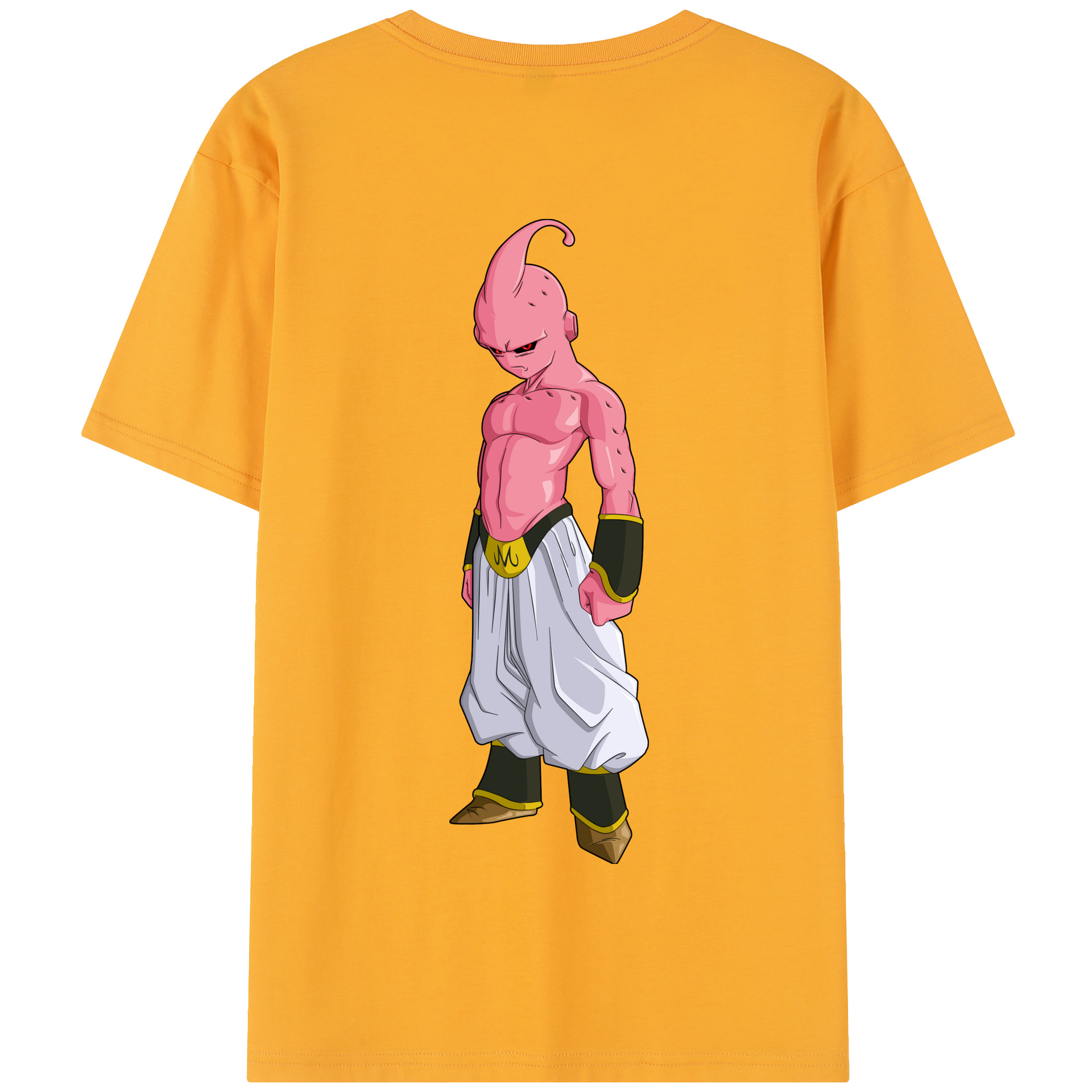 （画像用） ドラゴンボール 魔人ブウ DRAGON BALL Majin Buu 綿100％半袖Tシャツ（背面プリント）