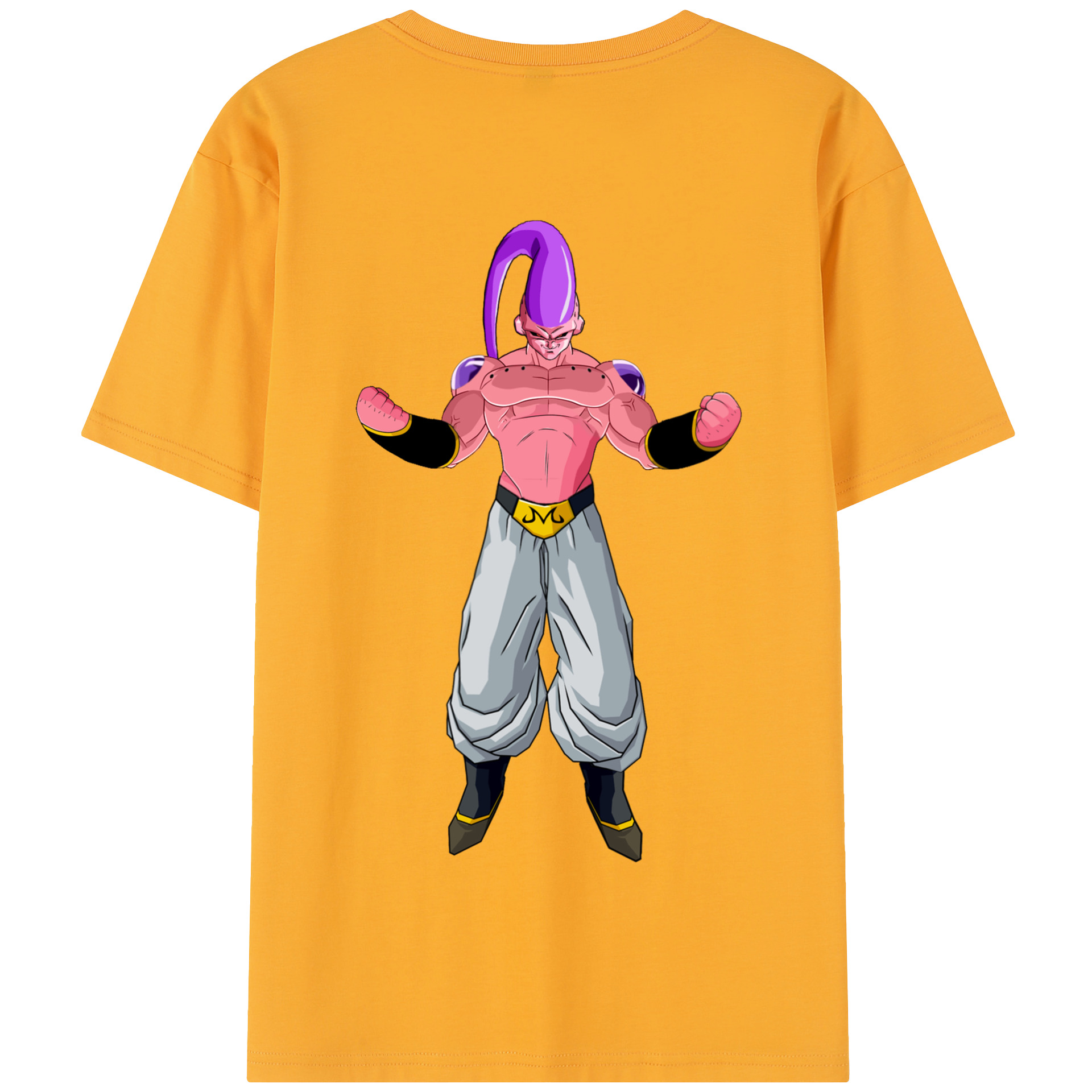 （画像用） ドラゴンボール 魔人ブウ DRAGON BALL Majin Buu 綿100％半袖Tシャツ（背面プリント）