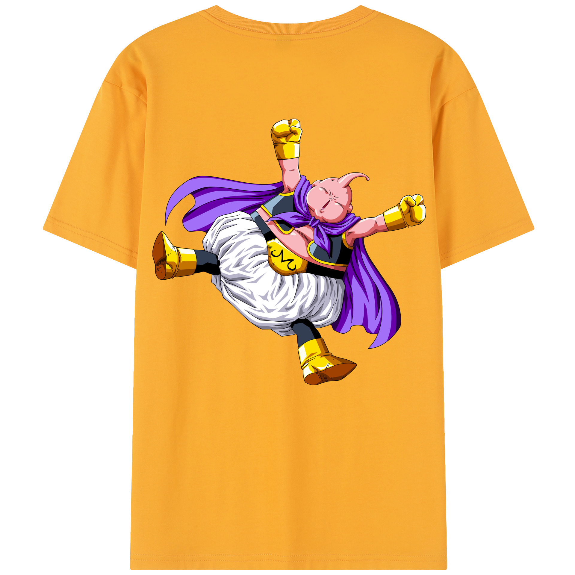 （画像用） ドラゴンボール 魔人ブウ DRAGON BALL Majin Buu 綿100％半袖Tシャツ（背面プリント）