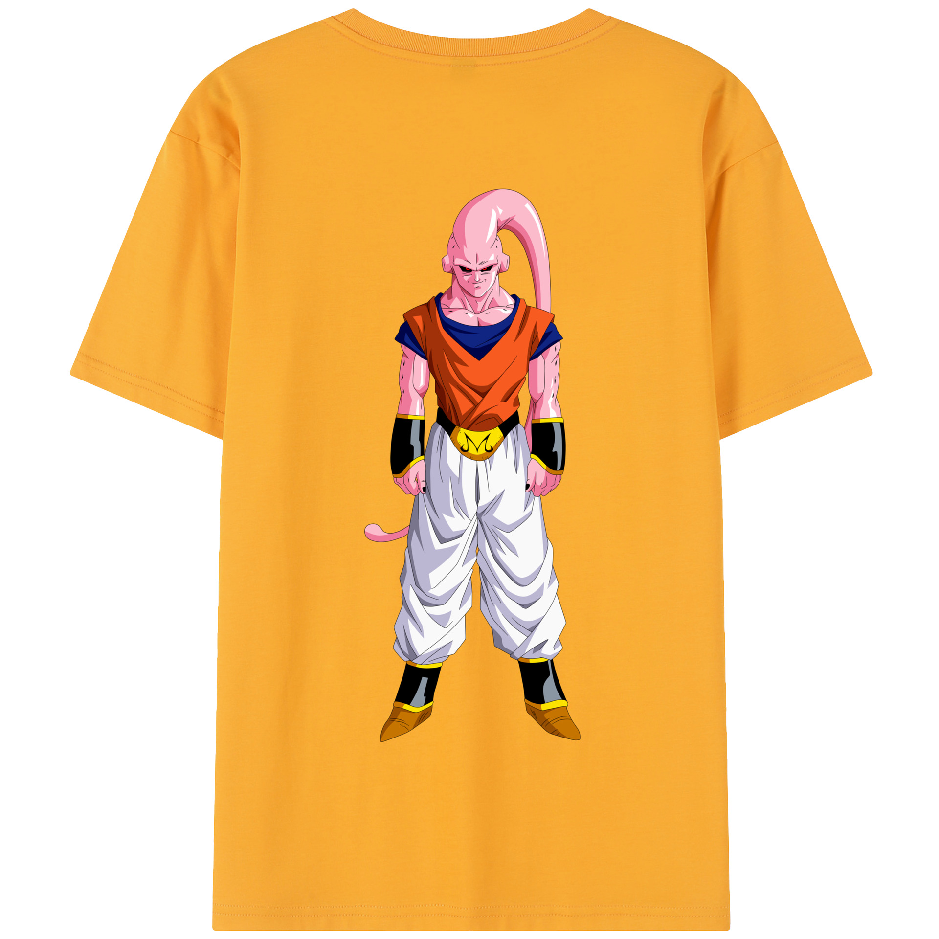 （画像用） ドラゴンボール 魔人ブウ DRAGON BALL Majin Buu 綿100％半袖Tシャツ（背面プリント）