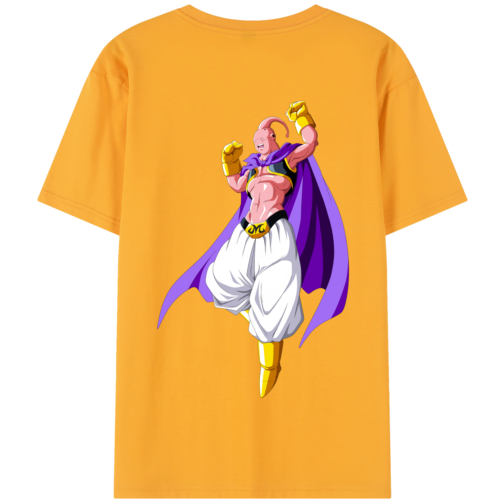 （画像用） ドラゴンボール 魔人ブウ DRAGON BALL Majin Buu 綿100％半袖Tシャツ（背面プリント）