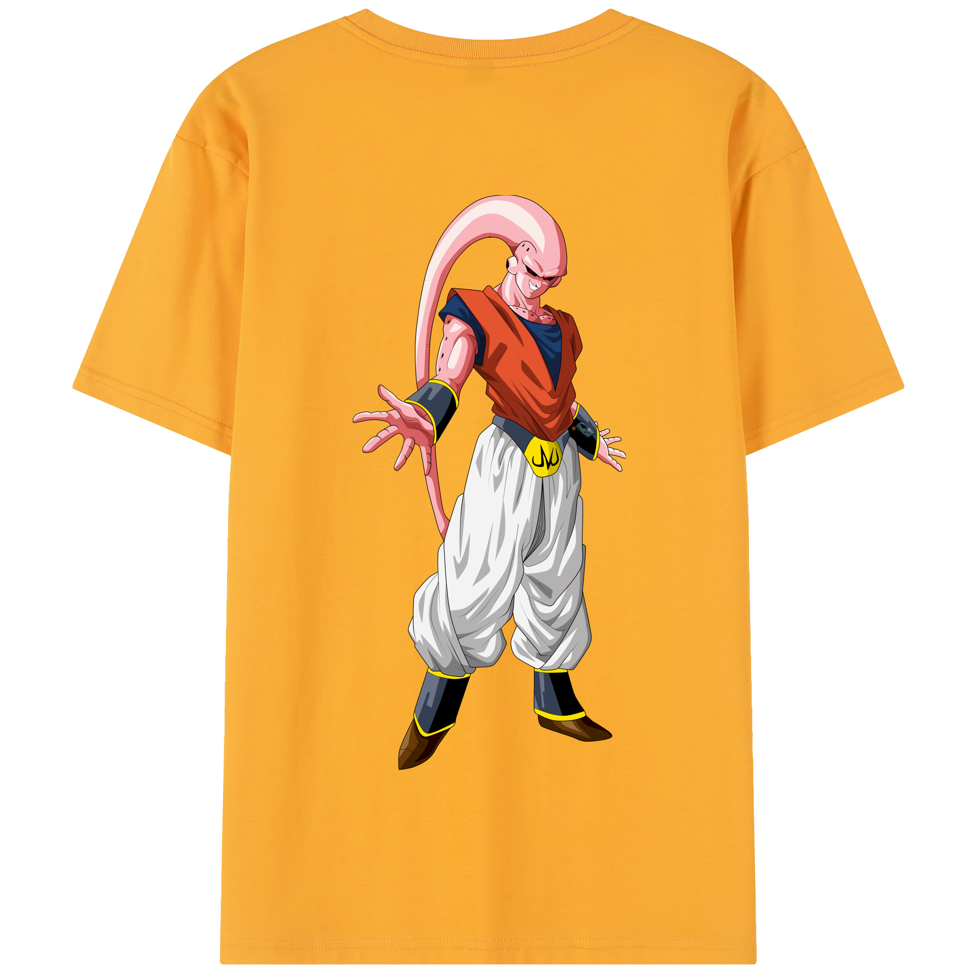 （画像用） ドラゴンボール 魔人ブウ DRAGON BALL Majin Buu 綿100％半袖Tシャツ（背面プリント）