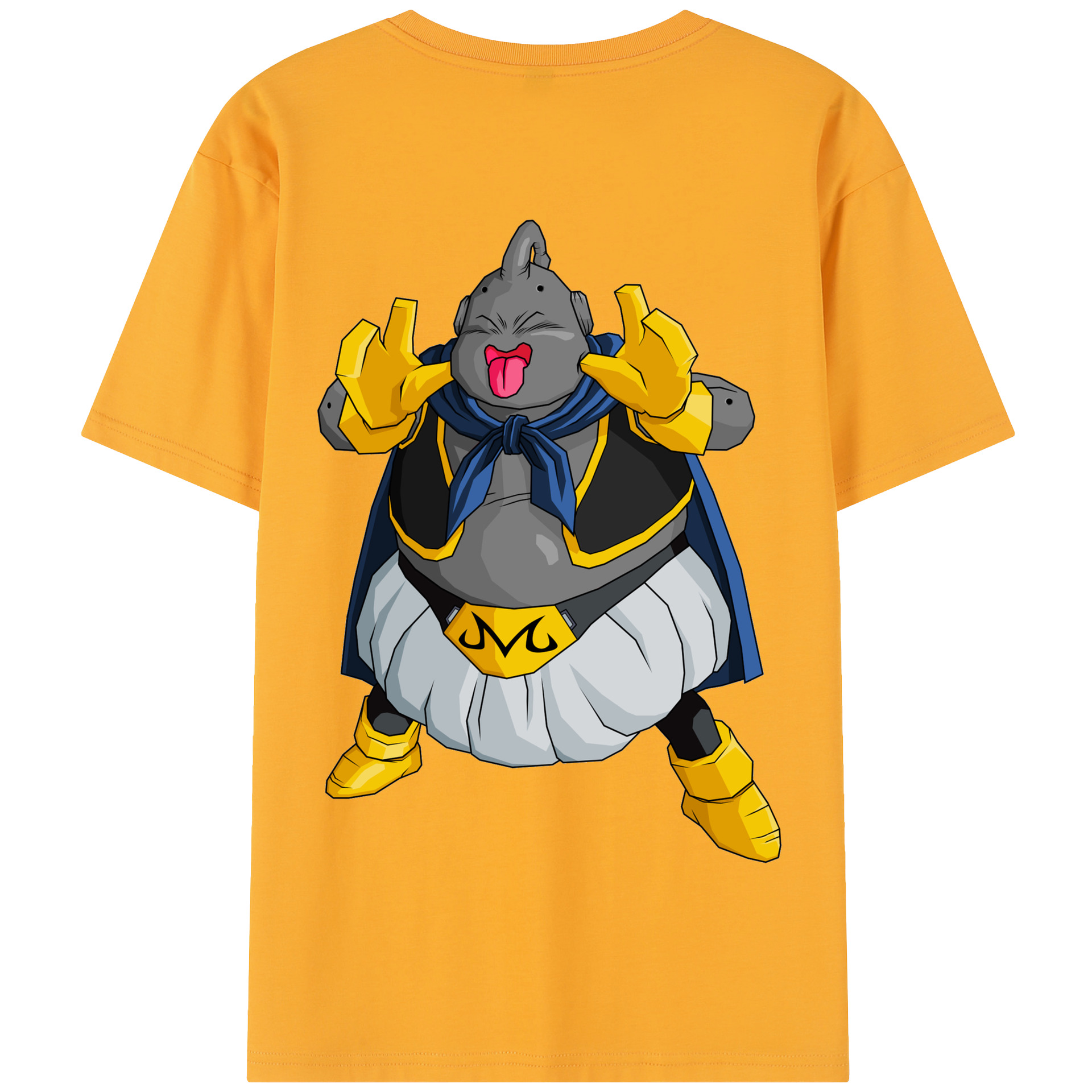 （画像用） ドラゴンボール 魔人ブウ DRAGON BALL Majin Buu 綿100％半袖Tシャツ（背面プリント）