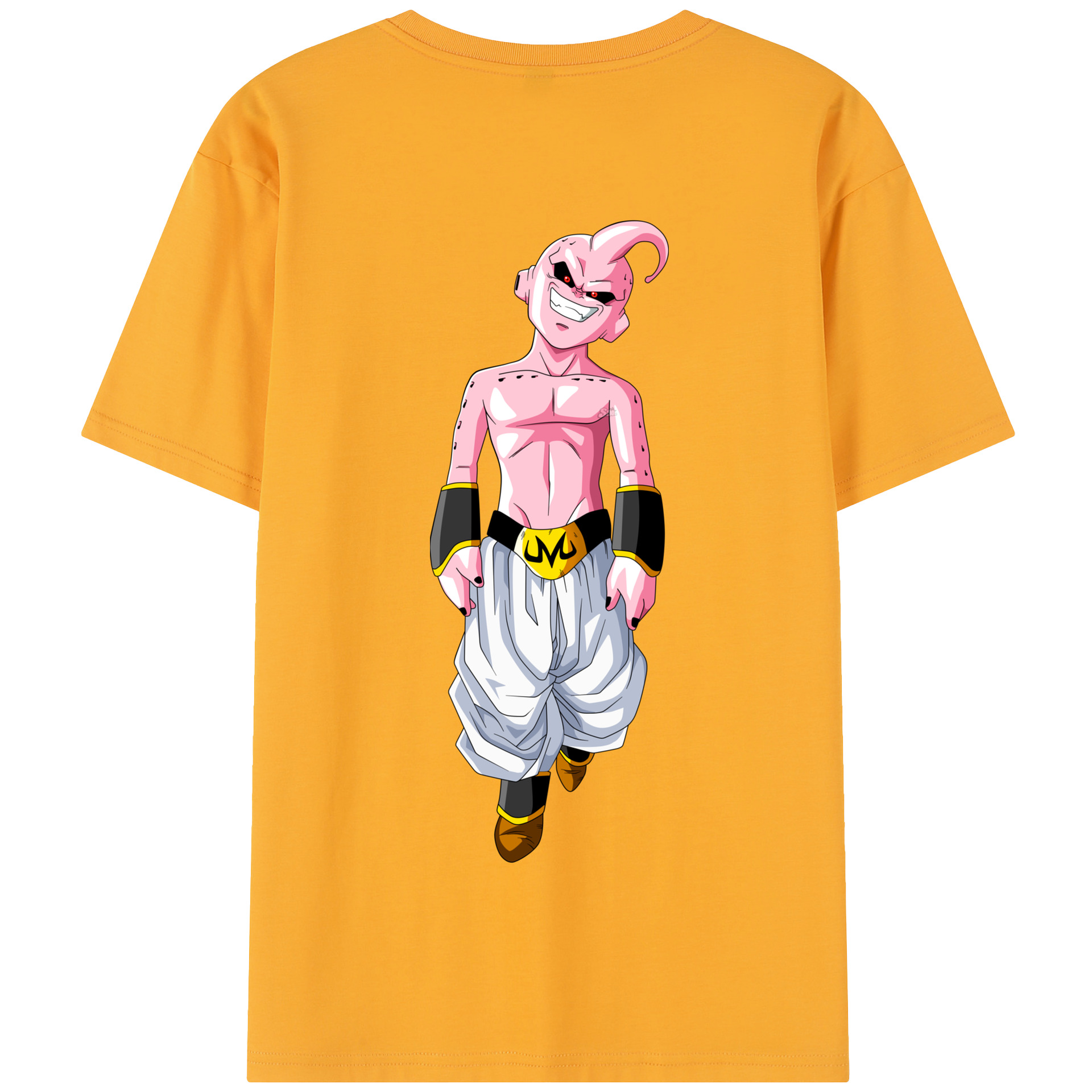 （画像用） ドラゴンボール 魔人ブウ DRAGON BALL Majin Buu 綿100％半袖Tシャツ（背面プリント）