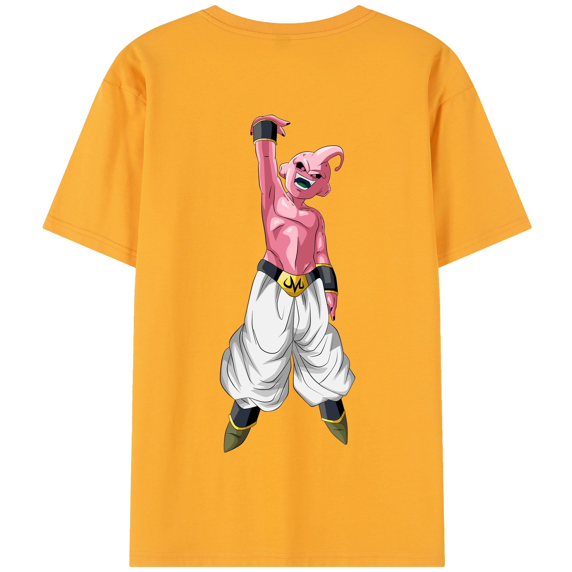 （画像用） ドラゴンボール 魔人ブウ DRAGON BALL Majin Buu 綿100％半袖Tシャツ（背面プリント）