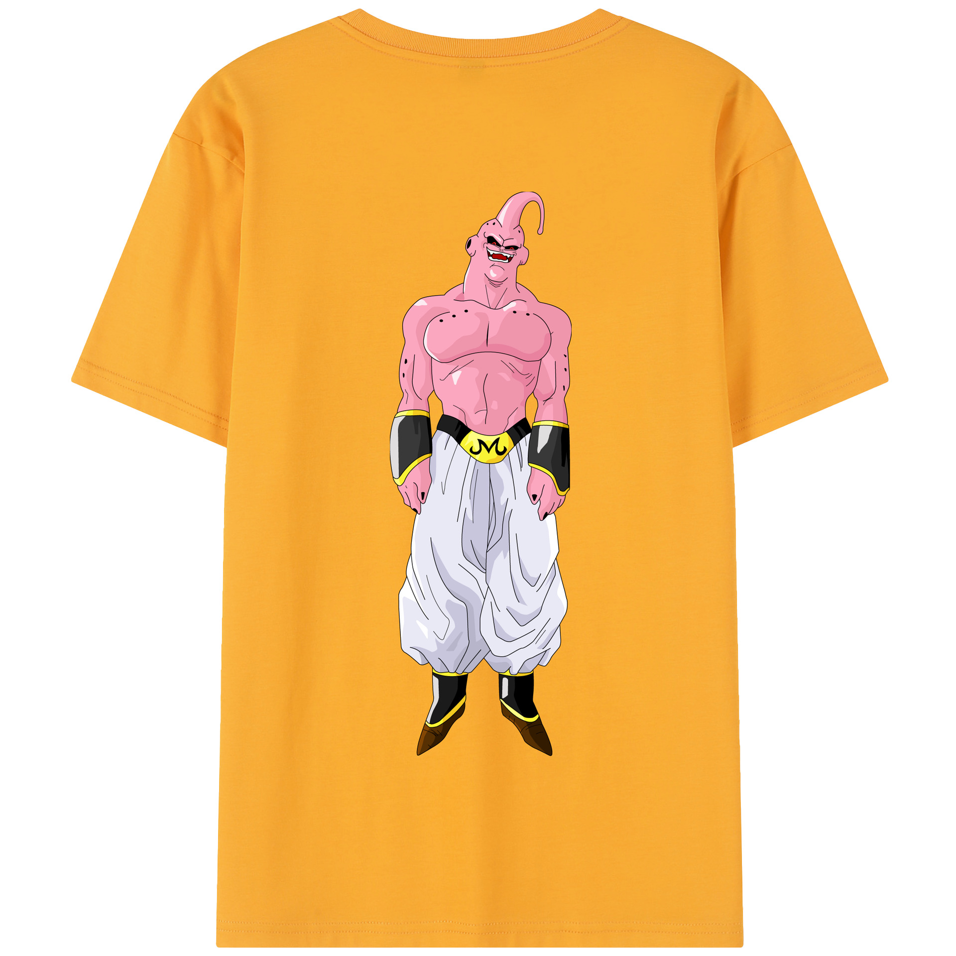 （画像用） ドラゴンボール 魔人ブウ DRAGON BALL Majin Buu 綿100％半袖Tシャツ（背面プリント）