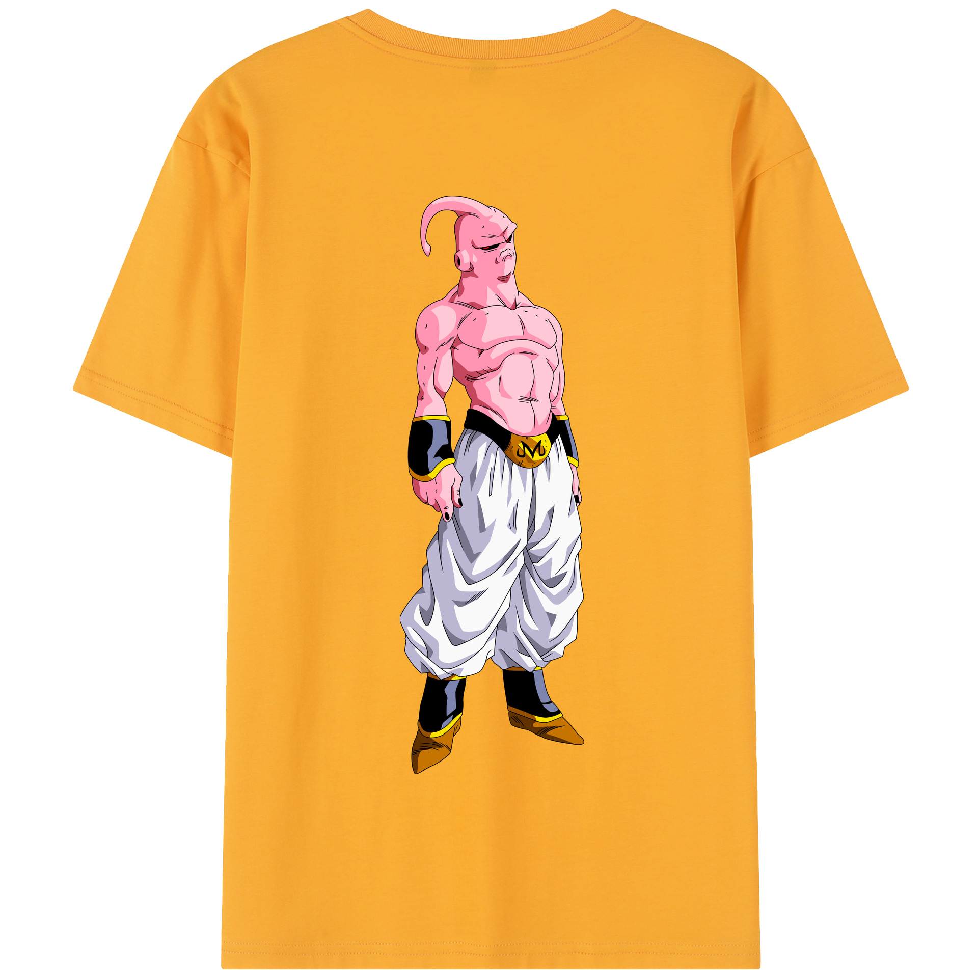 （画像用） ドラゴンボール 魔人ブウ DRAGON BALL Majin Buu 綿100％半袖Tシャツ（背面プリント）