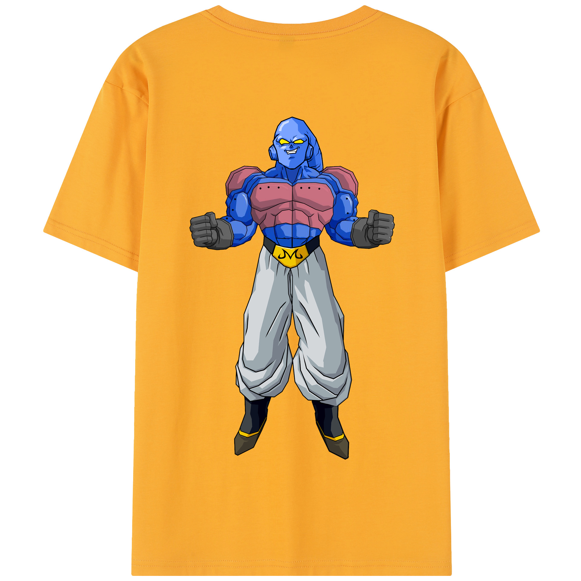 （画像用） ドラゴンボール 魔人ブウ DRAGON BALL Majin Buu 綿100％半袖Tシャツ（背面プリント）