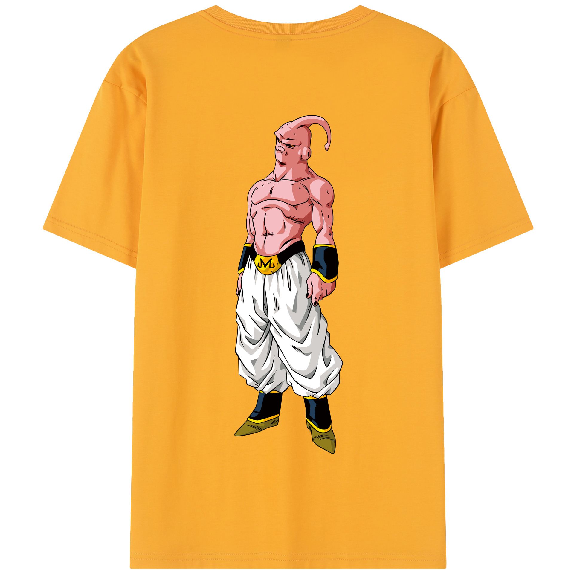 （画像用） ドラゴンボール 魔人ブウ DRAGON BALL Majin Buu 綿100％半袖Tシャツ（背面プリント）
