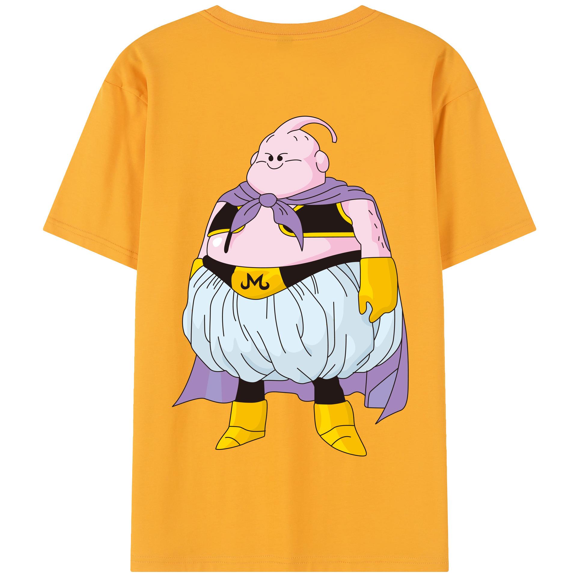 （画像用） ドラゴンボール 魔人ブウ DRAGON BALL Majin Buu 綿100％半袖Tシャツ（背面プリント）