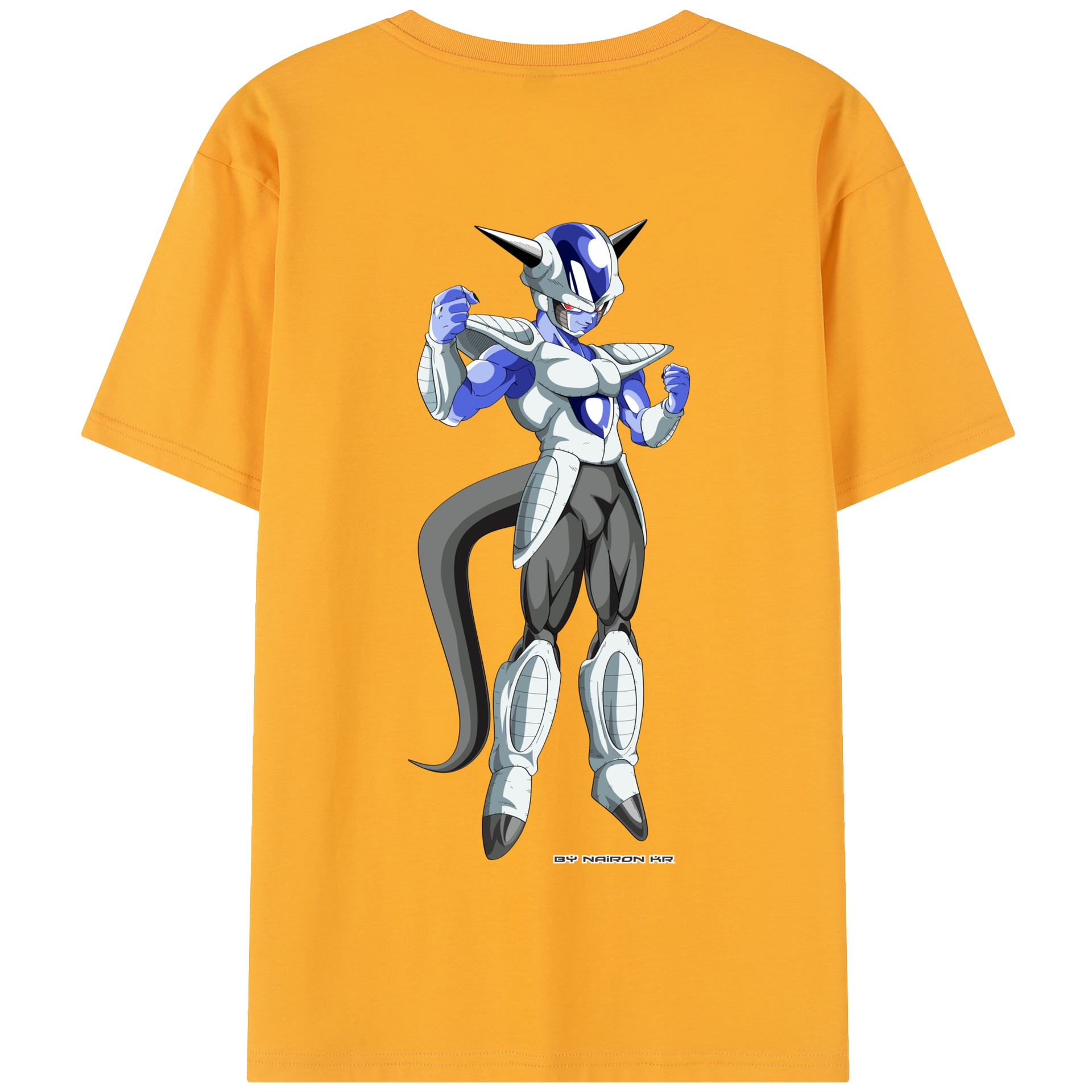 （画像用） ドラゴンボール フリーザ DRAGON BALL Frieza 綿100％半袖Tシャツ（背面プリント）