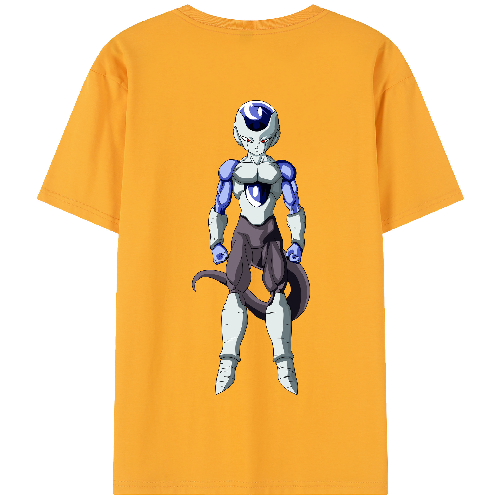 （画像用） ドラゴンボール フリーザ DRAGON BALL Frieza 綿100％半袖Tシャツ（背面プリント）