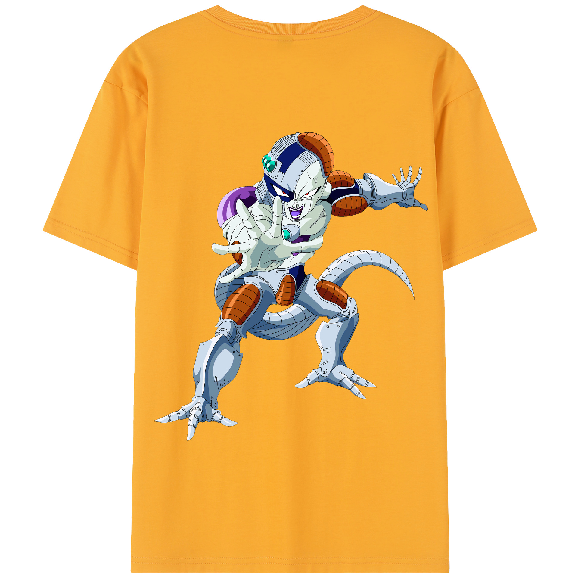 （画像用） ドラゴンボール フリーザ DRAGON BALL Frieza 綿100％半袖Tシャツ（背面プリント）