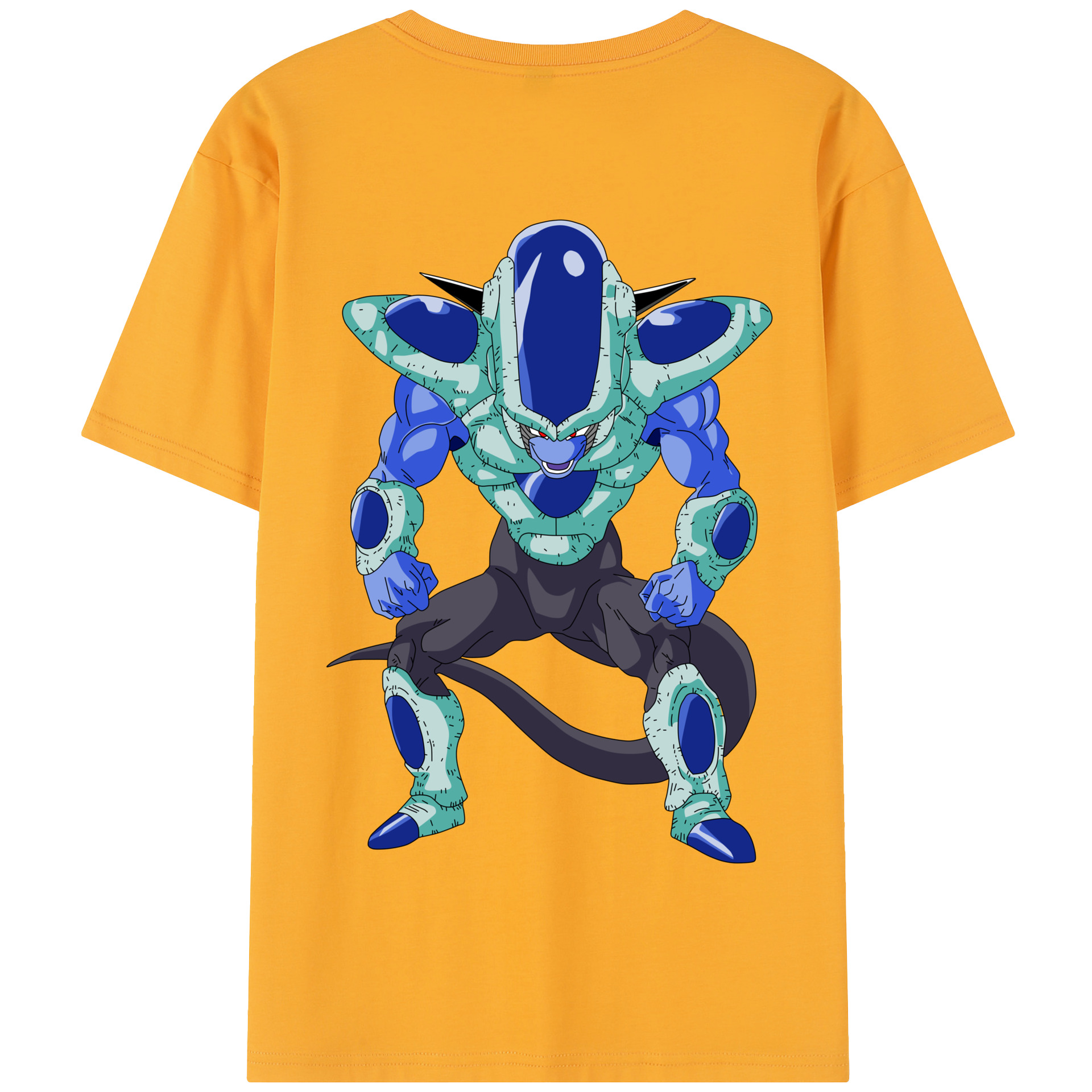 （画像用） ドラゴンボール フリーザ DRAGON BALL Frieza 綿100％半袖Tシャツ（背面プリント）