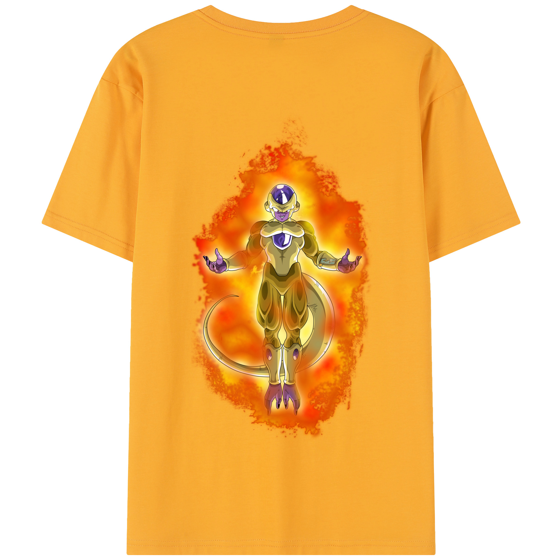 （画像用） ドラゴンボール フリーザ DRAGON BALL Frieza 綿100％半袖Tシャツ（背面プリント）