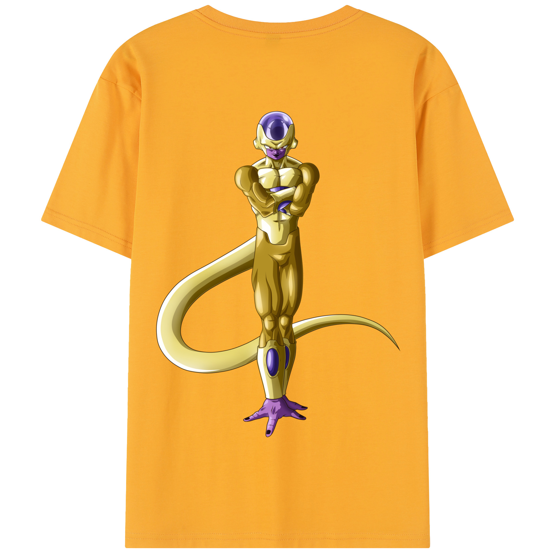 （画像用） ドラゴンボール フリーザ DRAGON BALL Frieza 綿100％半袖Tシャツ（背面プリント）